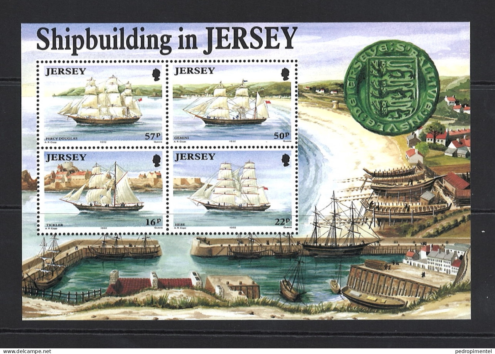 Jersey Stamps | 1992 | Shipbuilding | Minisheet | MNH - Jersey