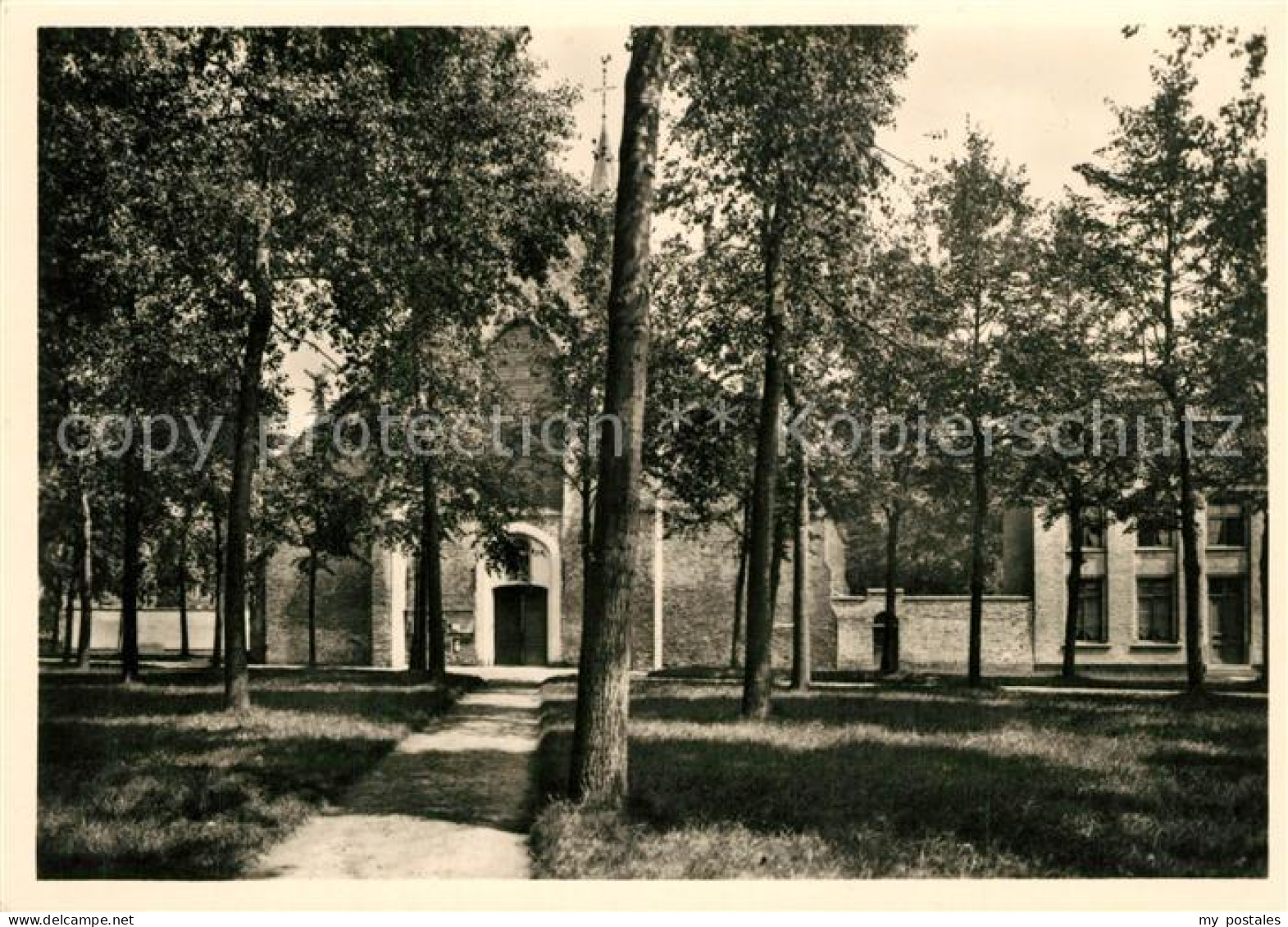 73319501 Bruges Flandre Béguinage Princier De La Vigne Facade De L'Eglise Bruges - Andere & Zonder Classificatie