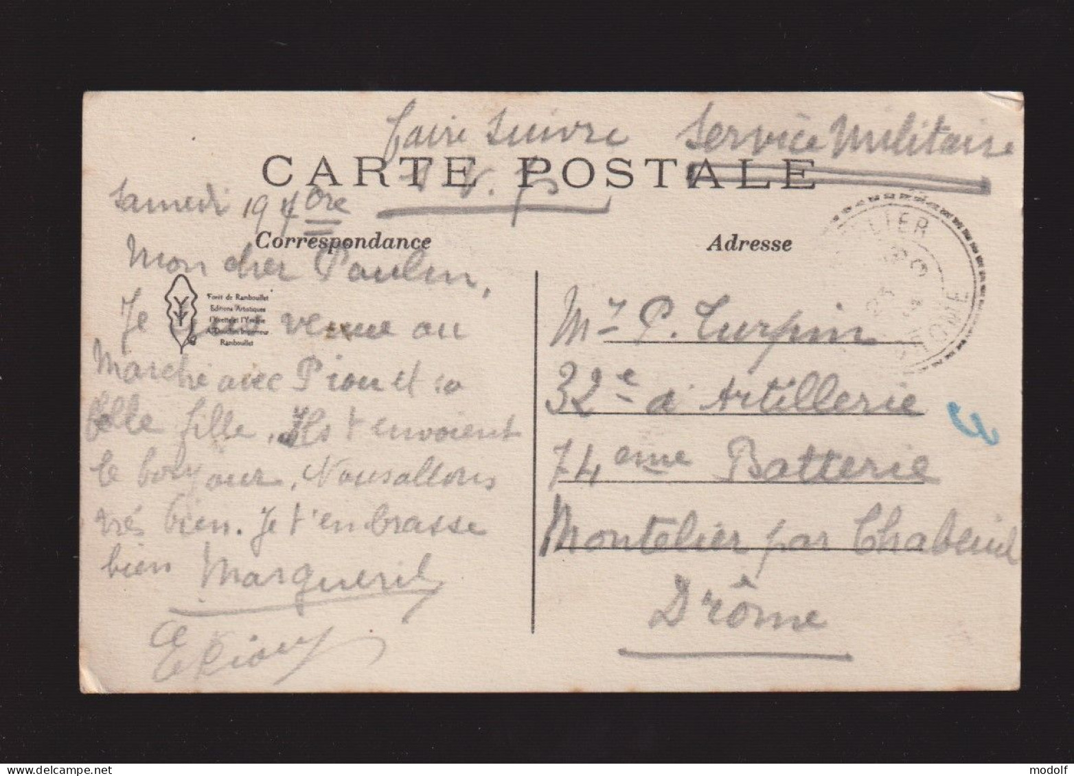 CPA - 91 - Dourdan - Le Donjon - Animée - Circulée En 1914 - Dourdan
