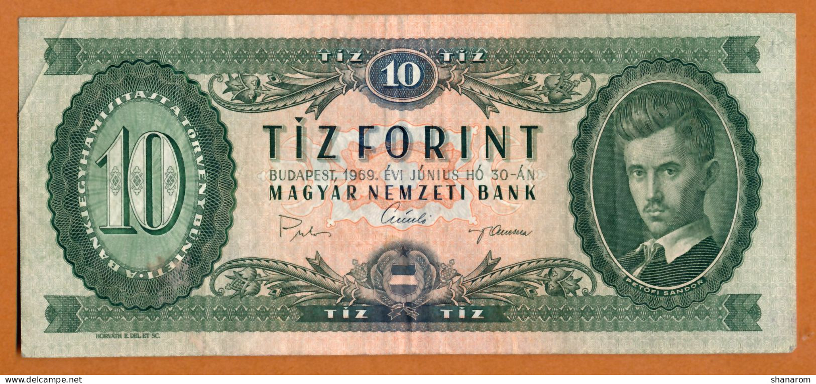 1969 // HONGRIE // MAGYAR NEMZETI BANK // TIZ FORINT // VF-TTB - Ungarn