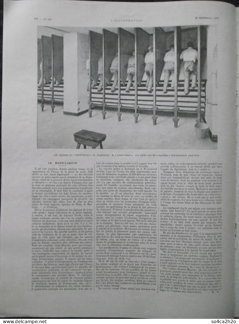 L'ILLUSTRATION N°3370 28/09/1907 Au Maroc, L'arrivée De M. Regnault; Les Alpes Vues En Ballon; Le Fils Du Kronprinz - Sonstige & Ohne Zuordnung