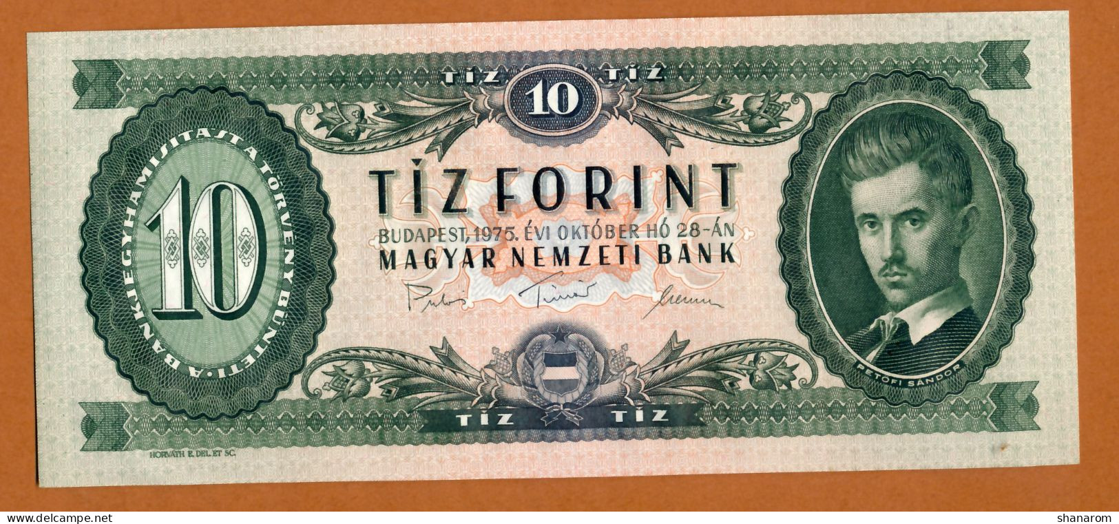 1975 // HONGRIE // MAGYAR NEMZETI BANK // TIZ FORINT // VF-TTB - Hungary
