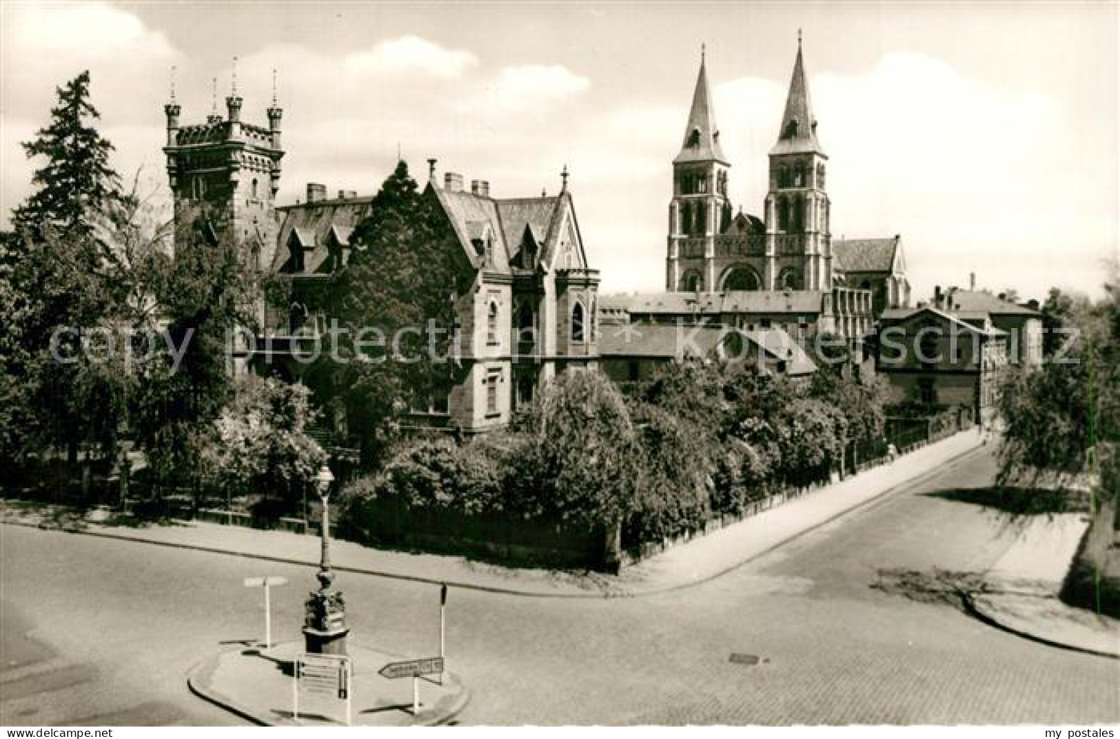 73318123 Landau Pfalz Schloesschen Marienkirche Landau Pfalz - Landau