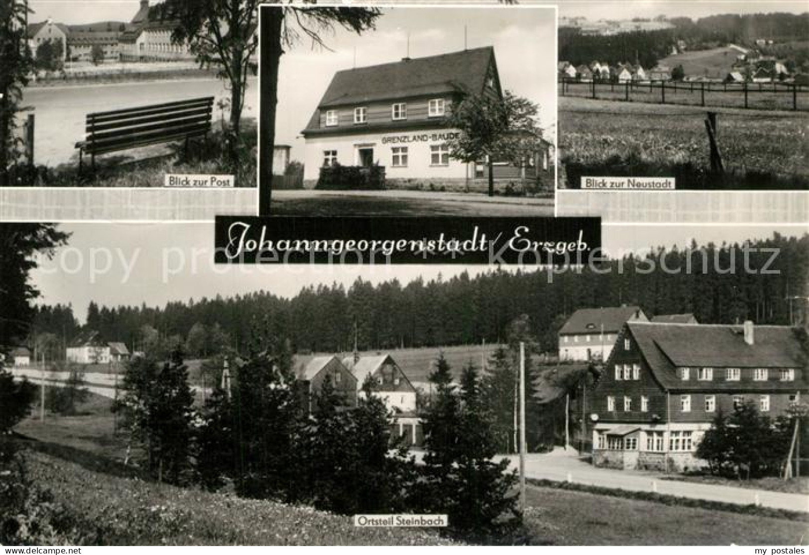 73317828 Johanngeorgenstadt Blick Zur Post Neustadt Grenzland Baude OT Steinbach - Johanngeorgenstadt