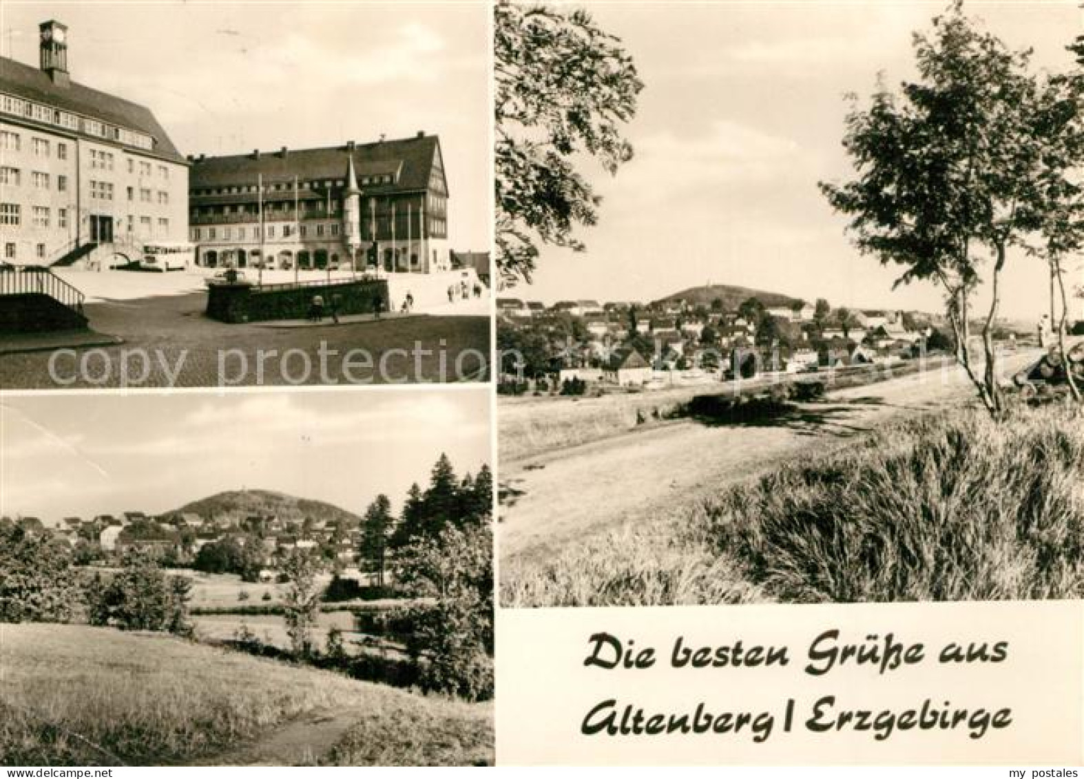 73317827 Altenberg Erzgebirge Rathaus Landschaftspanorama Altenberg Erzgebirge - Geising