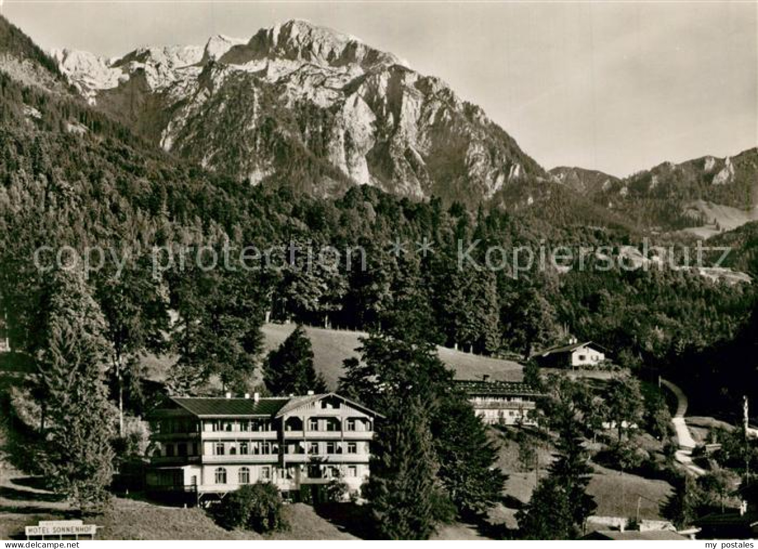73317789 Berchtesgaden Hotel Sonnenhof Mit Hohen Brett Berchtesgadener Alpen Ber - Berchtesgaden