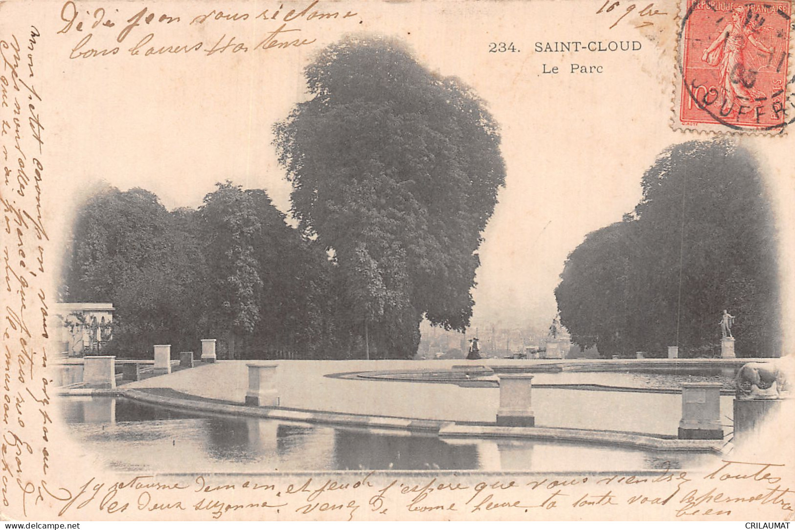 92-SAINT CLOUD LE PARC-N°LP5121-C/0369 - Saint Cloud