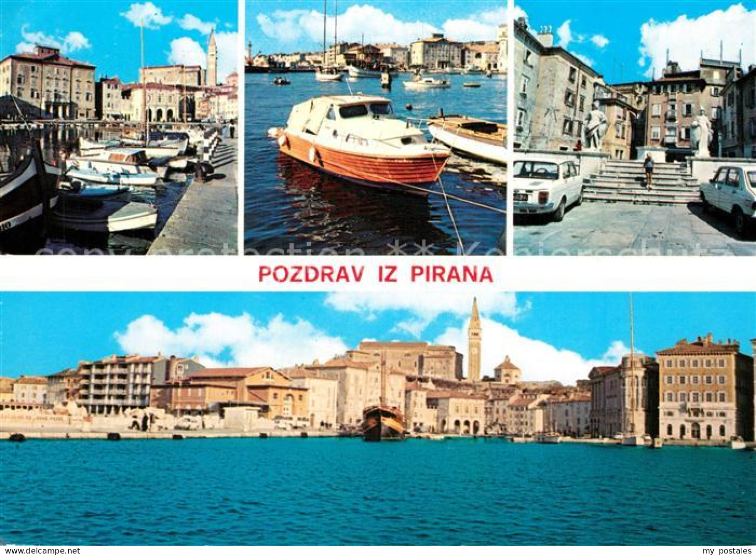 73317349 Piran Hafen Kirche  Piran - Slovenia