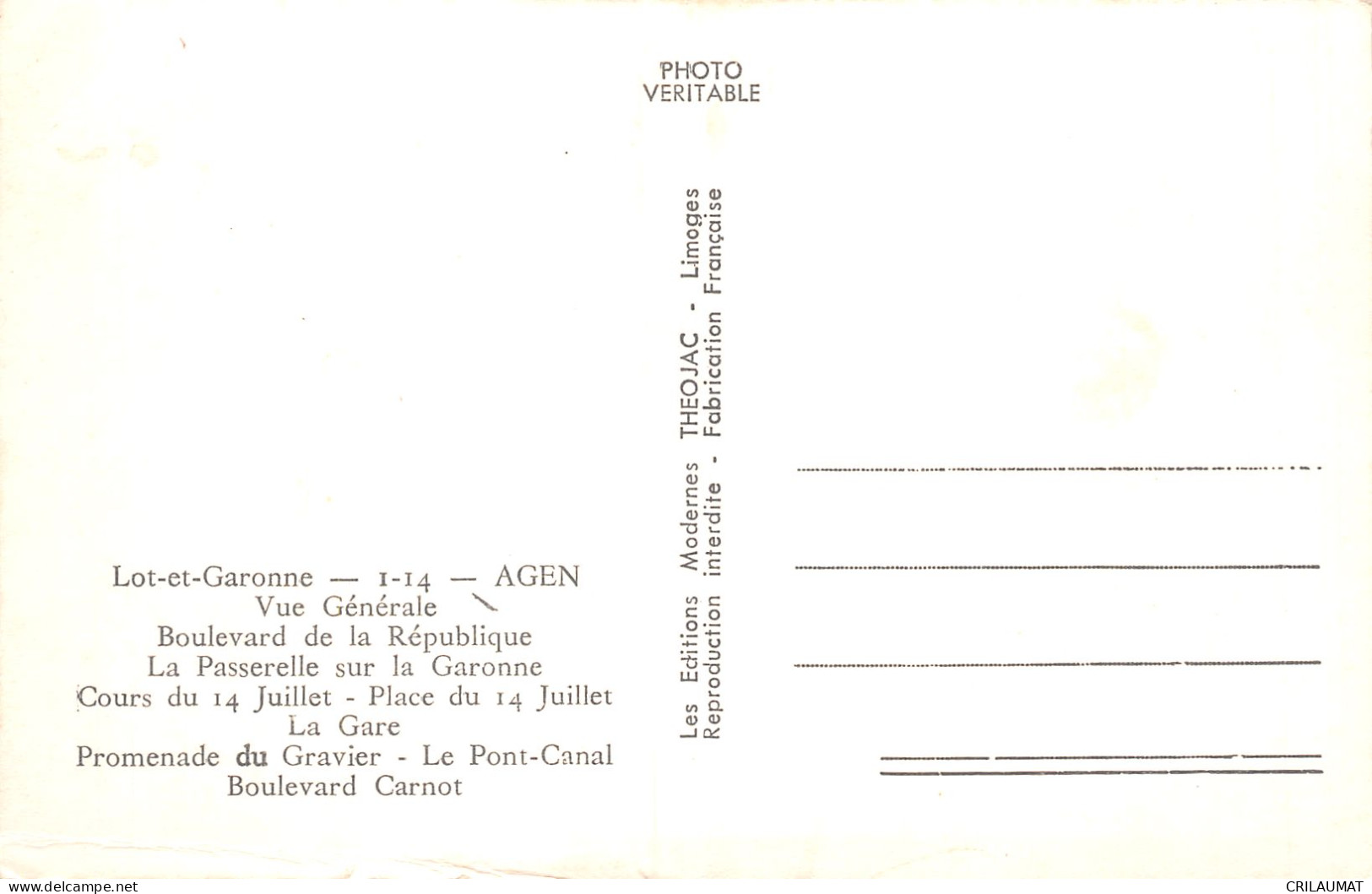 47-AGEN -N°LP5122-C/0007 - Agen