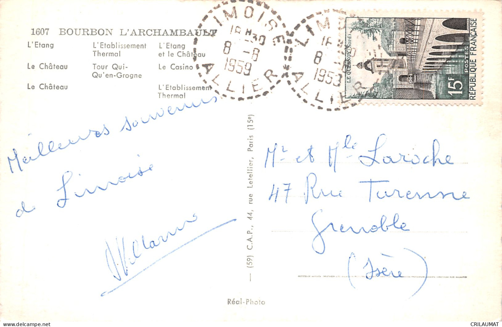 03-BOURBON L ARCHAMBAULT-N°LP5122-A/0309 - Bourbon L'Archambault