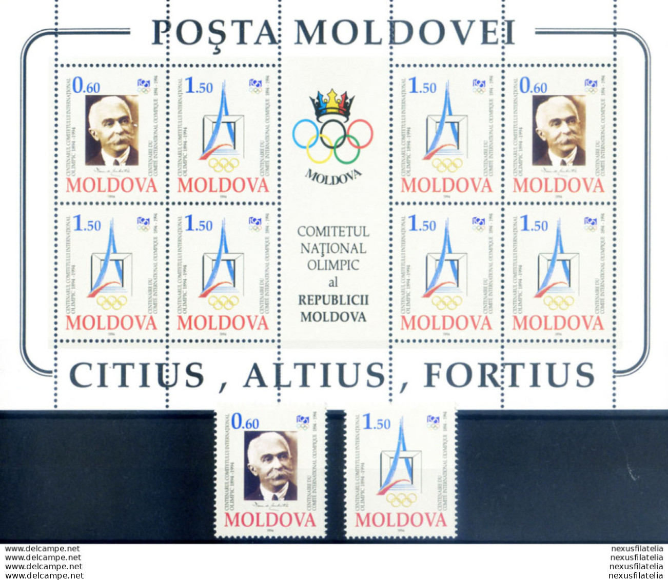 100° Del CIO/IOC 1994. - Moldavie