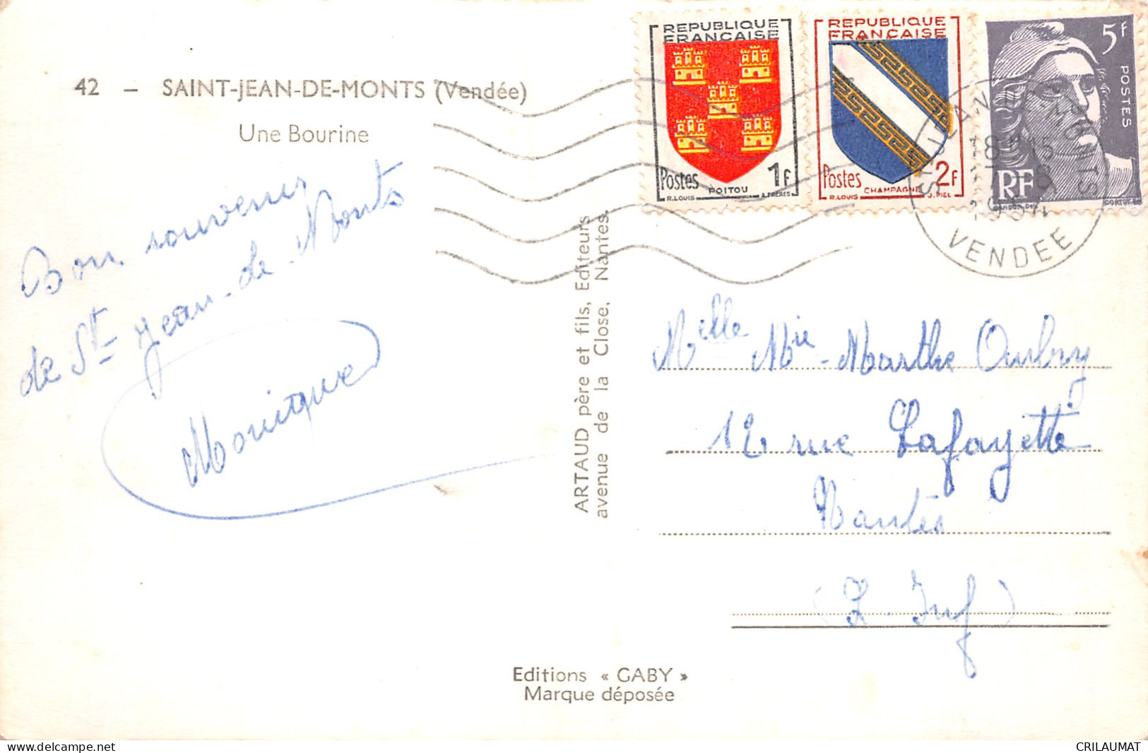 85-SAINT JEAN DE MONTS-N°LP5122-D/0377 - Saint Jean De Monts