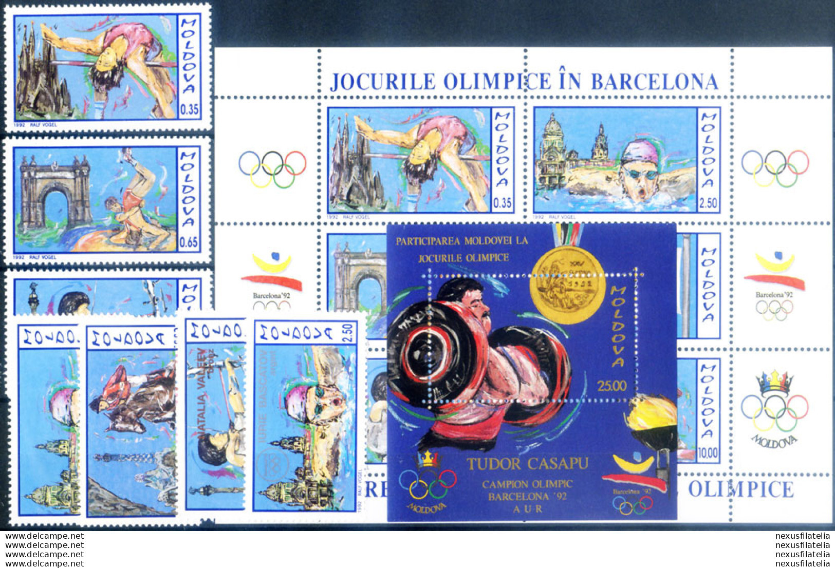 Sport. Olimpiadi Barcellona 1992. - Moldavië