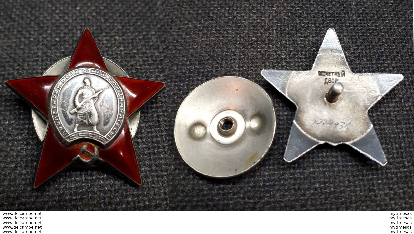 1930 Russia Medaglia CCCP Ordine Stella Rossa - Andere & Zonder Classificatie