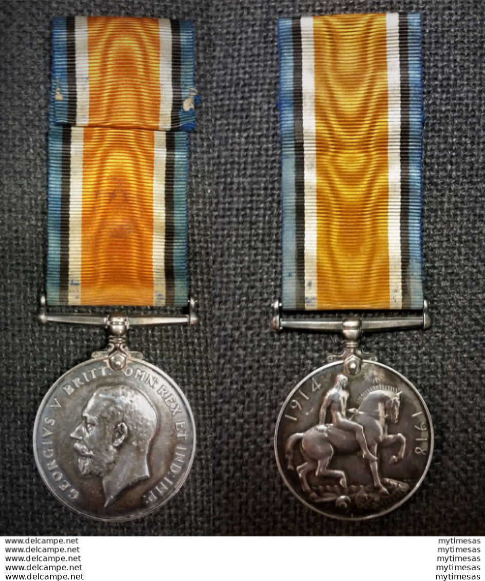 1914-18 Gran Bretagna Giorgio V Medaglia Militare - Autres & Non Classés