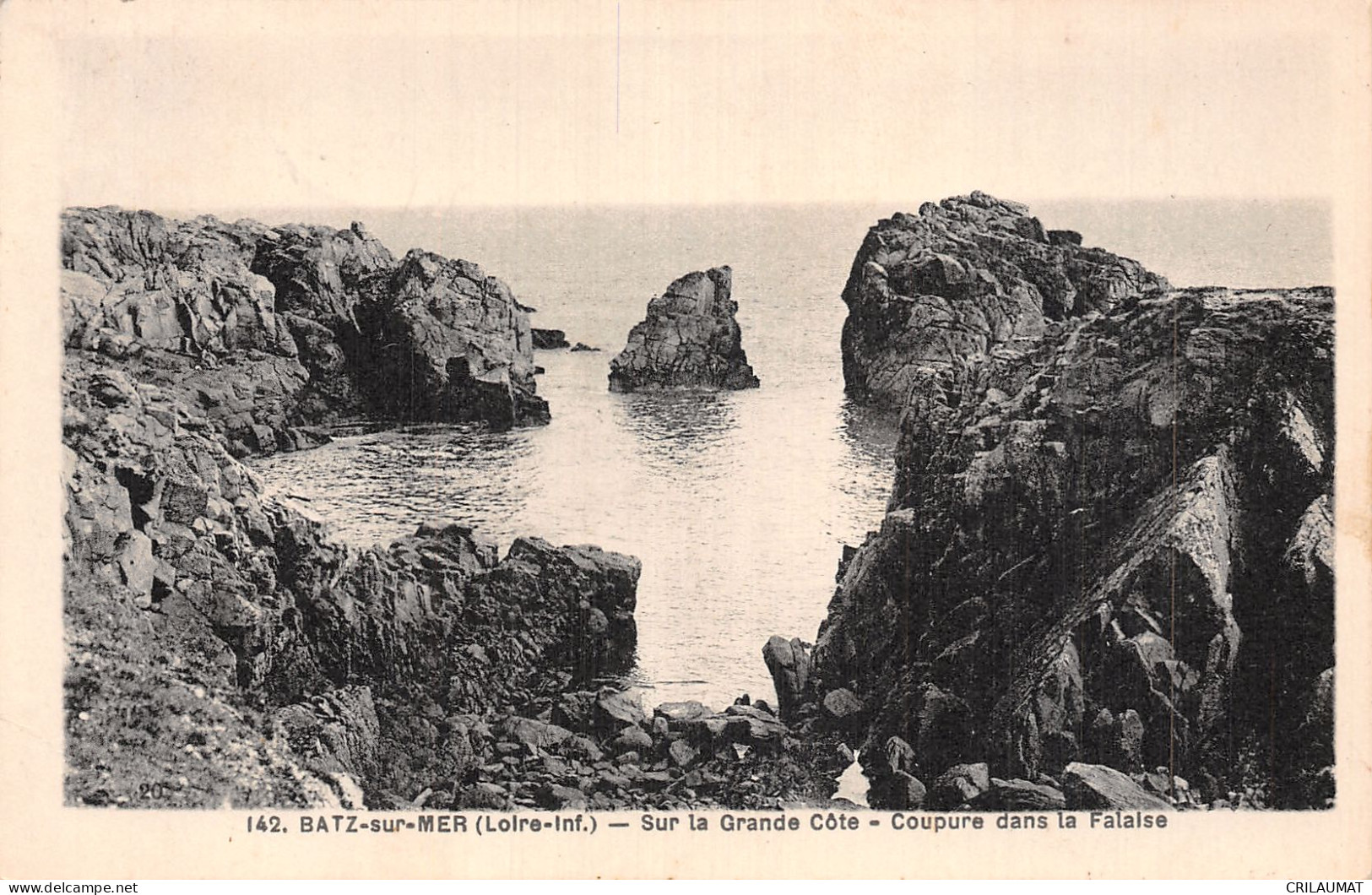 44-BATZ SUR MER-N°LP5122-F/0195 - Batz-sur-Mer (Bourg De B.)