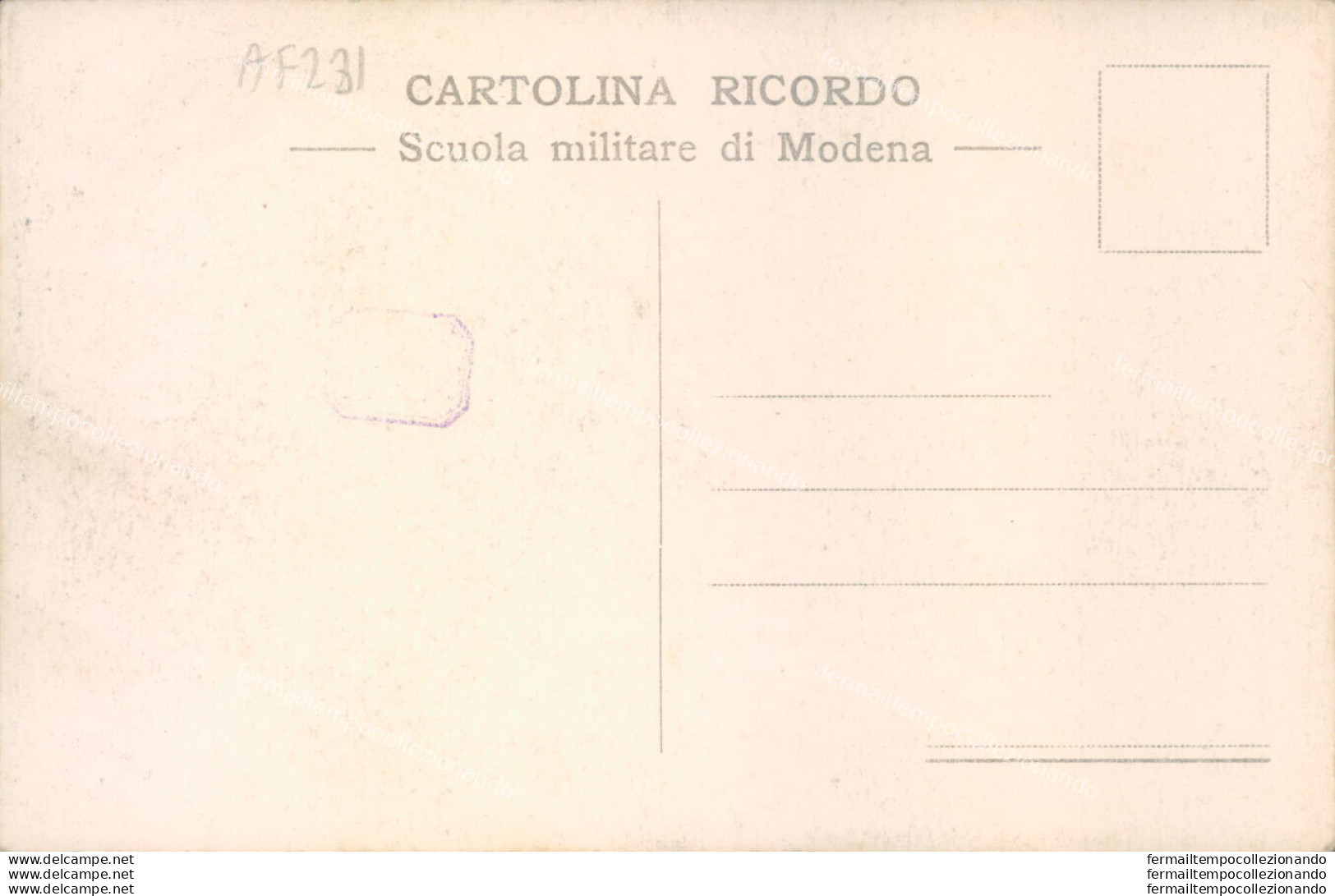 Af281 Cartolina Ricordo Scuola Militare Di Modena - Regimenten