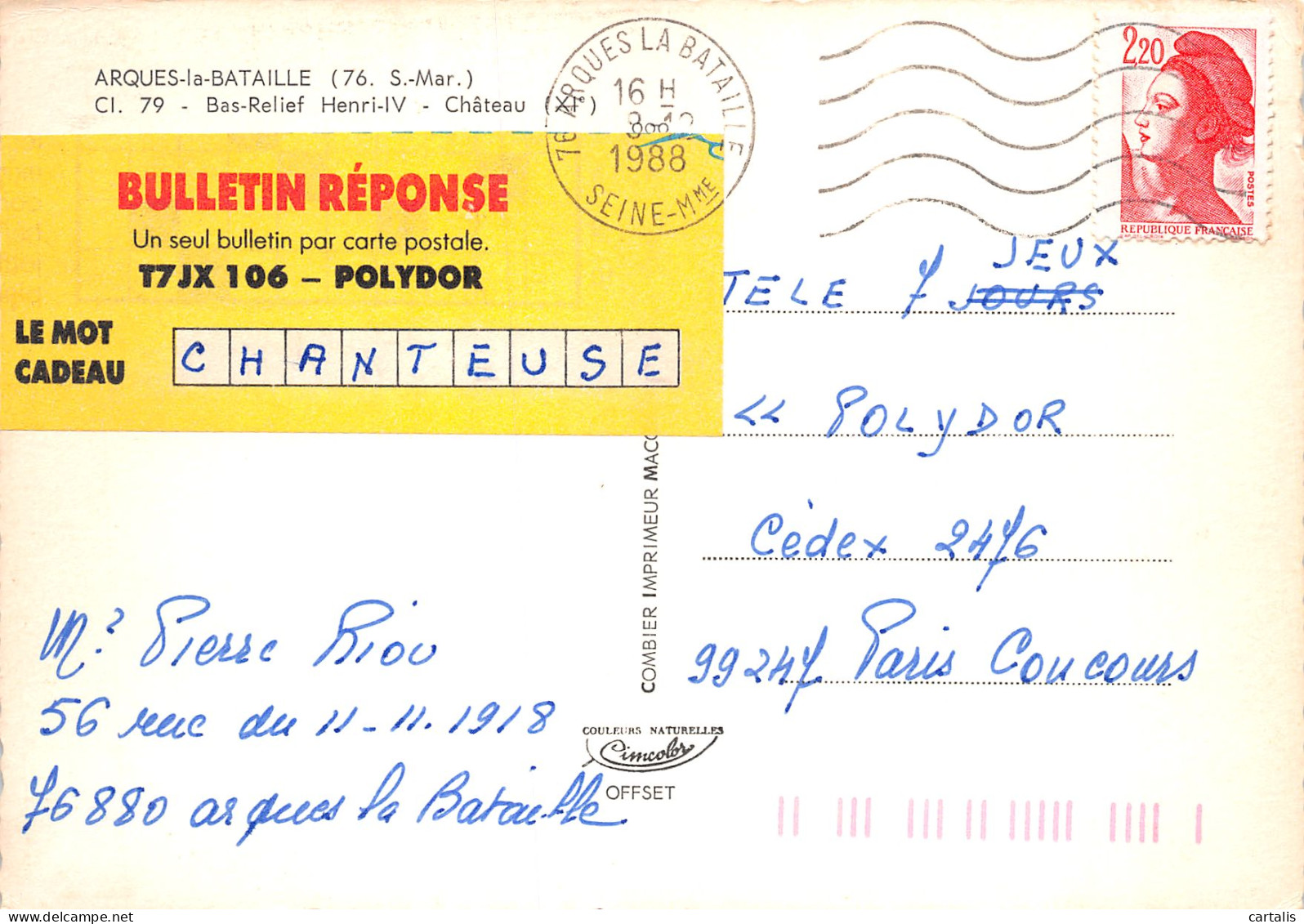 76-ARQUES LA BATAILLE-N°C4113-A/0327 - Arques-la-Bataille