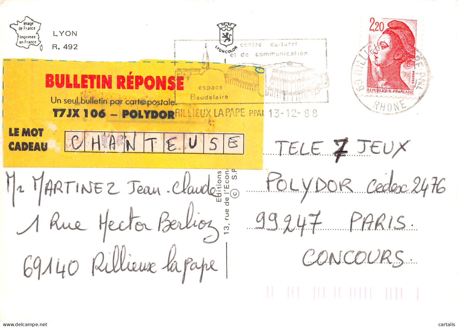 69-LYON-N°C4113-A/0277 - Lyon 1