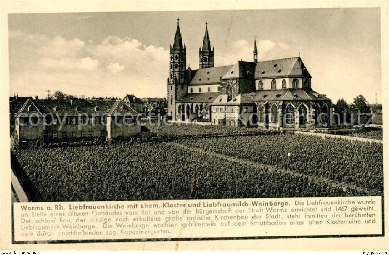 73316727 Worms Rhein Liebfrauenkirche Kloster Worms Rhein - Worms