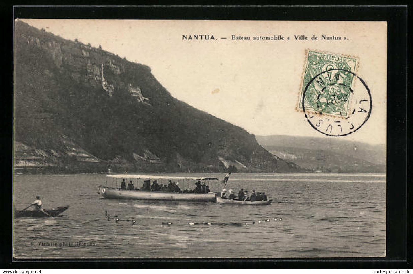 CPA Nantua, Bateau Automobile Ville De Nantua  - Nantua