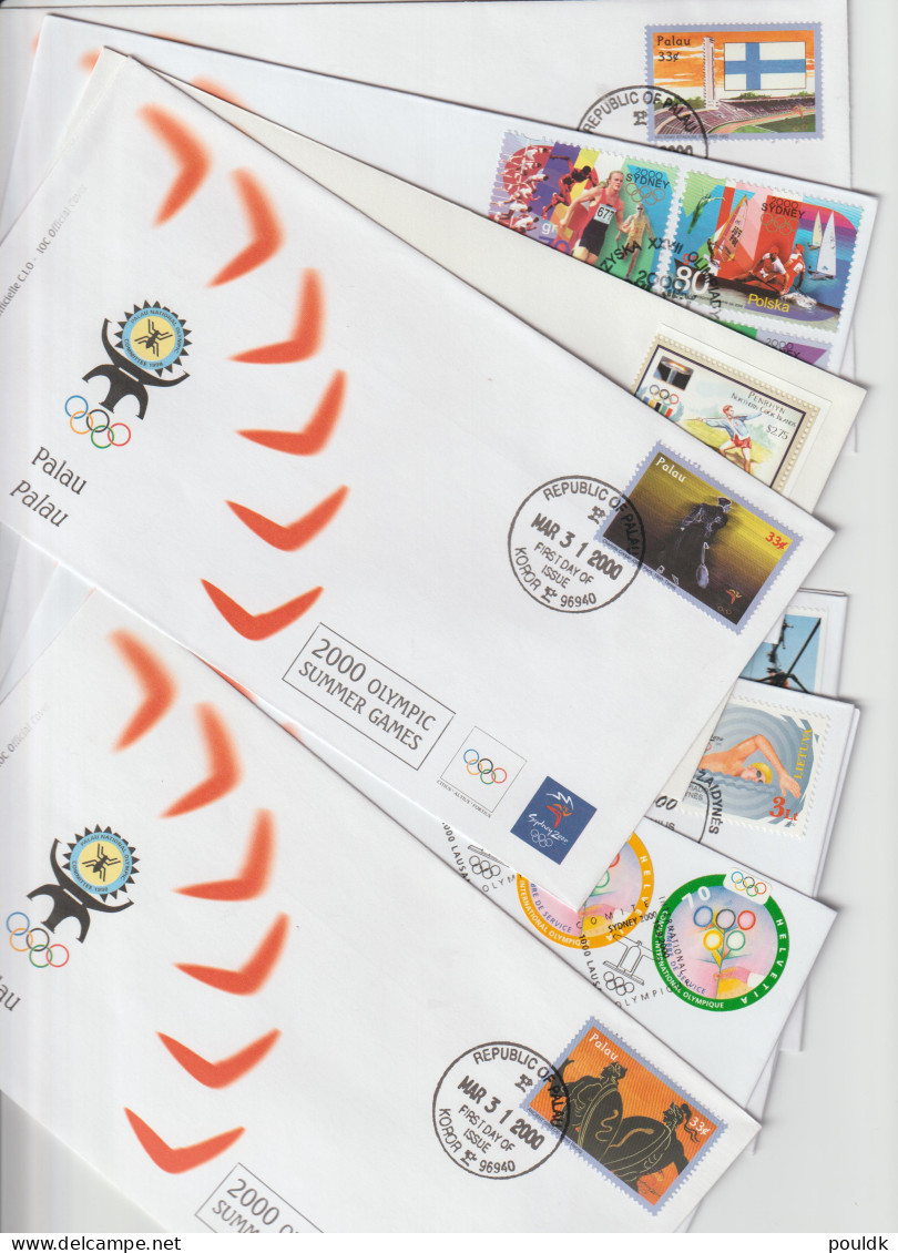 Olympic Games In Sydney 2000 - Ten FDC. Postal Weight Approx 0,09 Kg. Please Read Sales Conditions Under Image - Summer 2000: Sydney