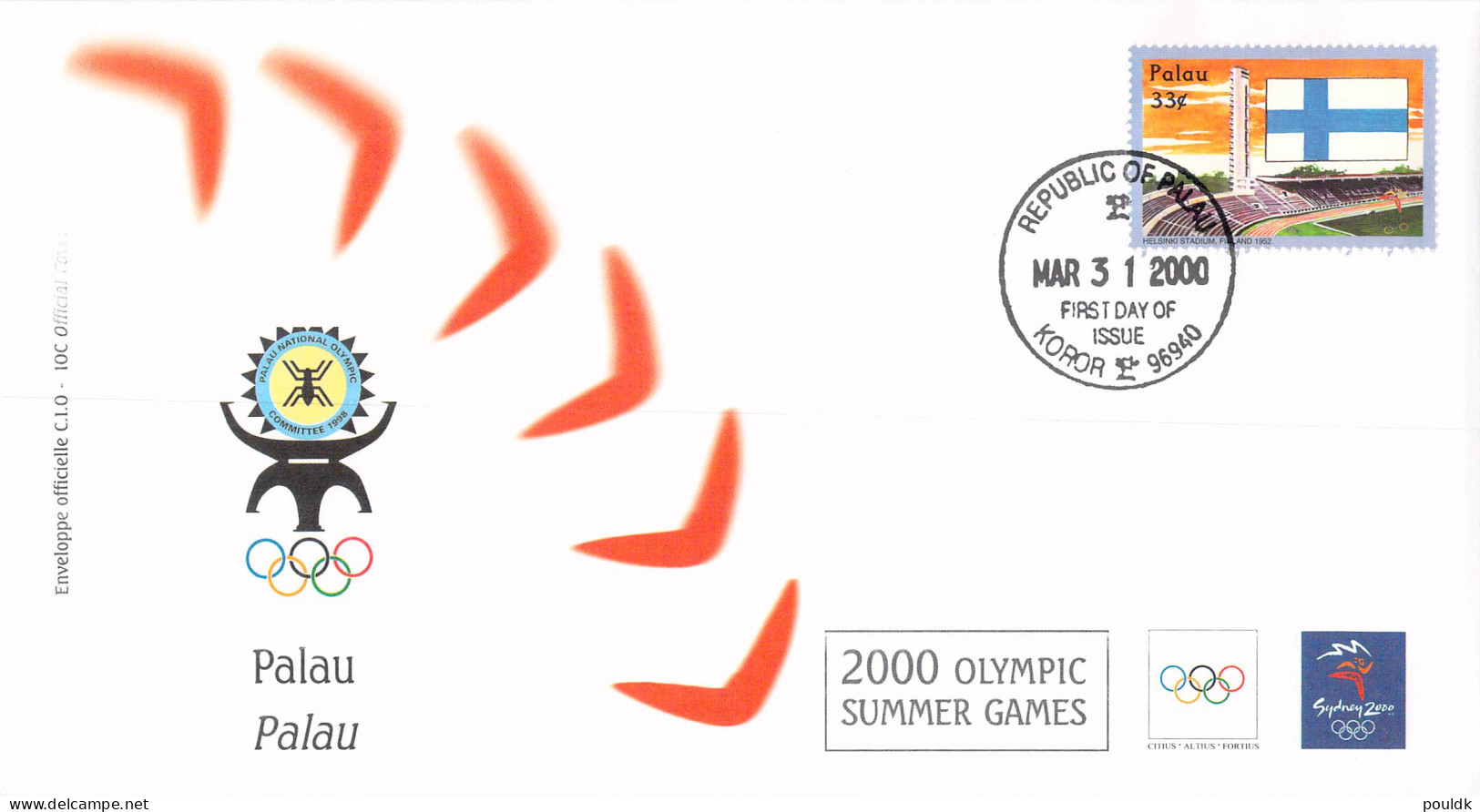 Olympic Games In Sydney 2000 - Ten FDC. Postal Weight Approx 0,09 Kg. Please Read Sales Conditions Under Image - Sommer 2000: Sydney