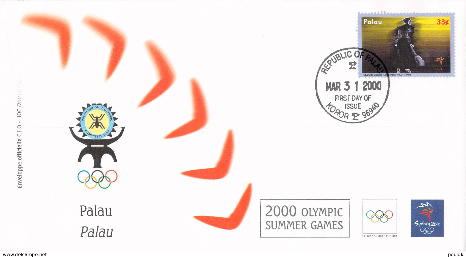 Olympic Games In Sydney 2000 - Ten FDC. Postal Weight Approx 0,09 Kg. Please Read Sales Conditions Under Image - Ete 2000: Sydney