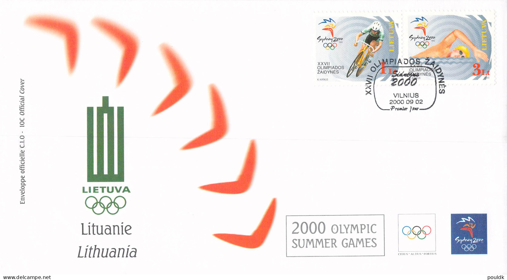 Olympic Games In Sydney 2000 - Ten FDC. Postal Weight Approx 0,09 Kg. Please Read Sales Conditions Under Image - Verano 2000: Sydney