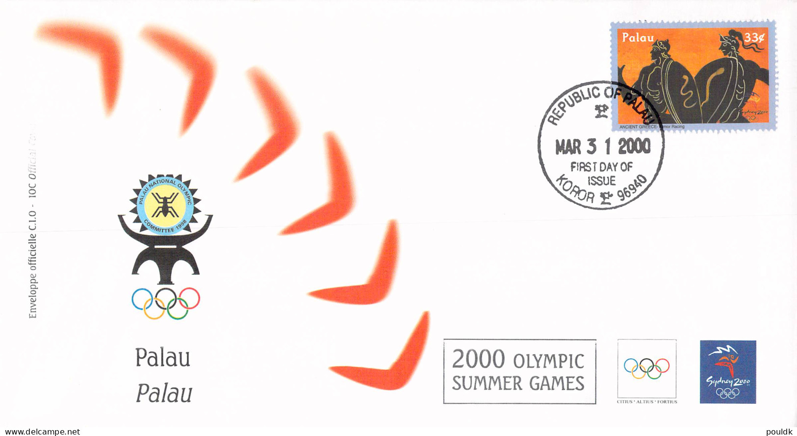 Olympic Games In Sydney 2000 - Ten FDC. Postal Weight Approx 0,09 Kg. Please Read Sales Conditions Under Image - Zomer 2000: Sydney