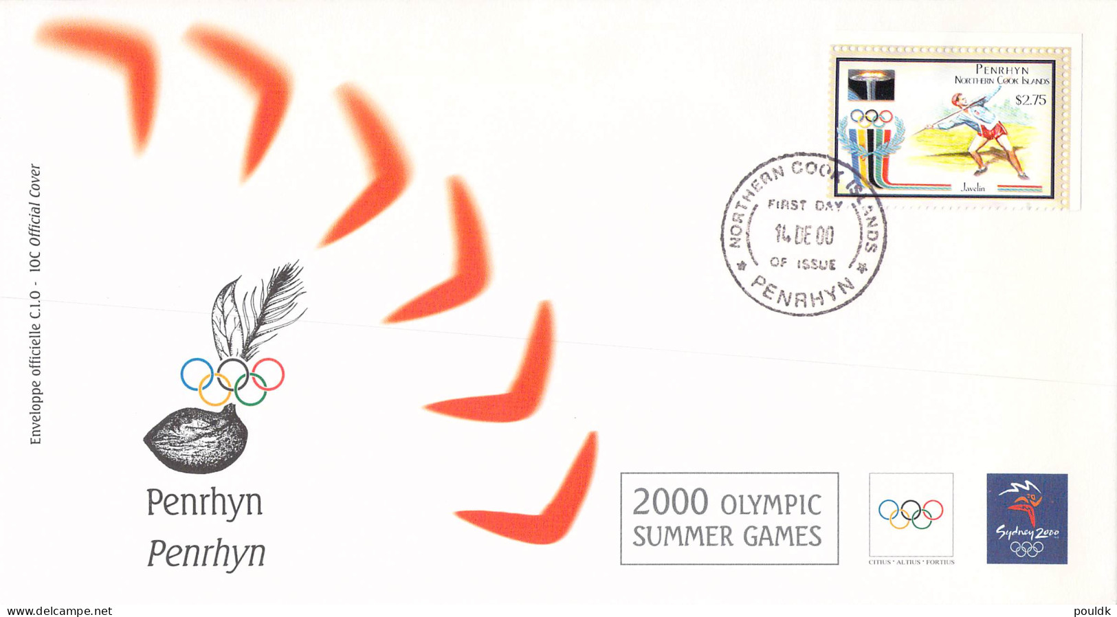 Olympic Games in Sydney 2000 - ten FDC. Postal weight approx 0,09 kg. Please read Sales Conditions under Image