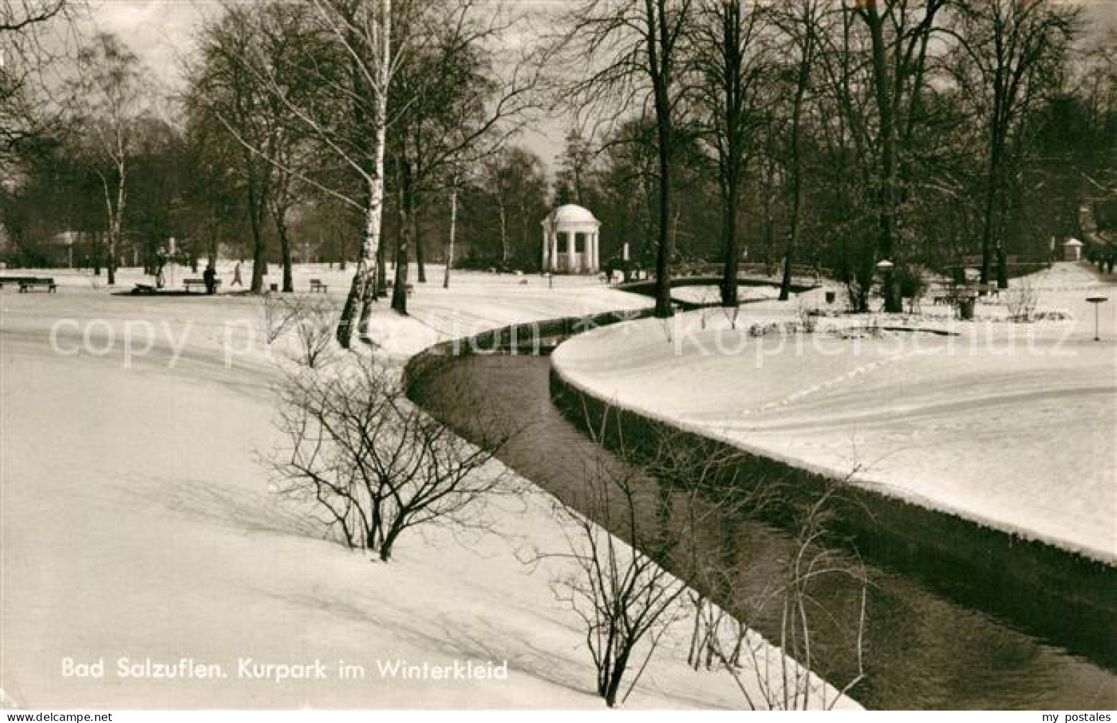 73316493 Bad Salzuflen Kurpark Winter Bad Salzuflen - Bad Salzuflen