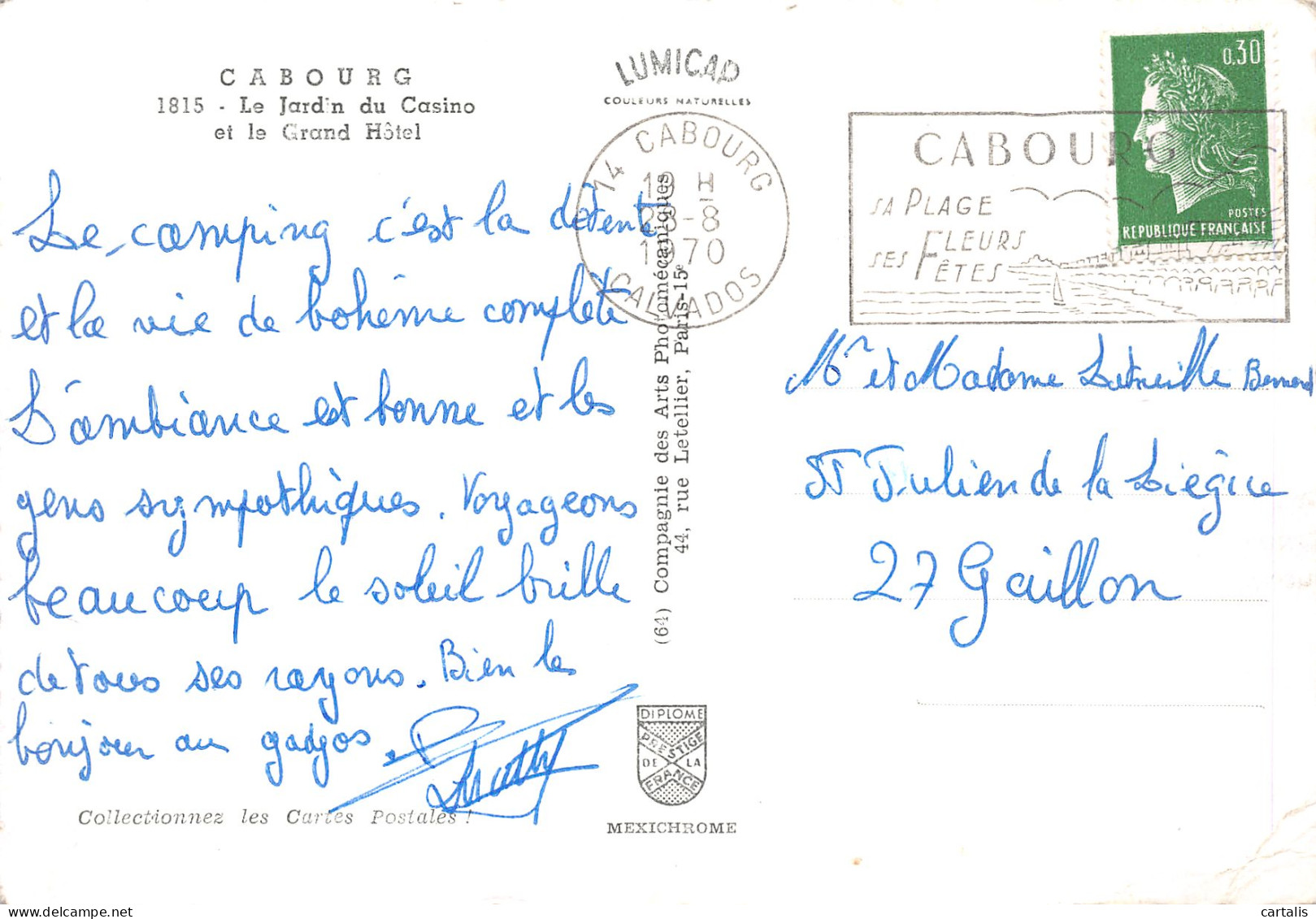 14-CABOURG-N°C4114-C/0373 - Cabourg