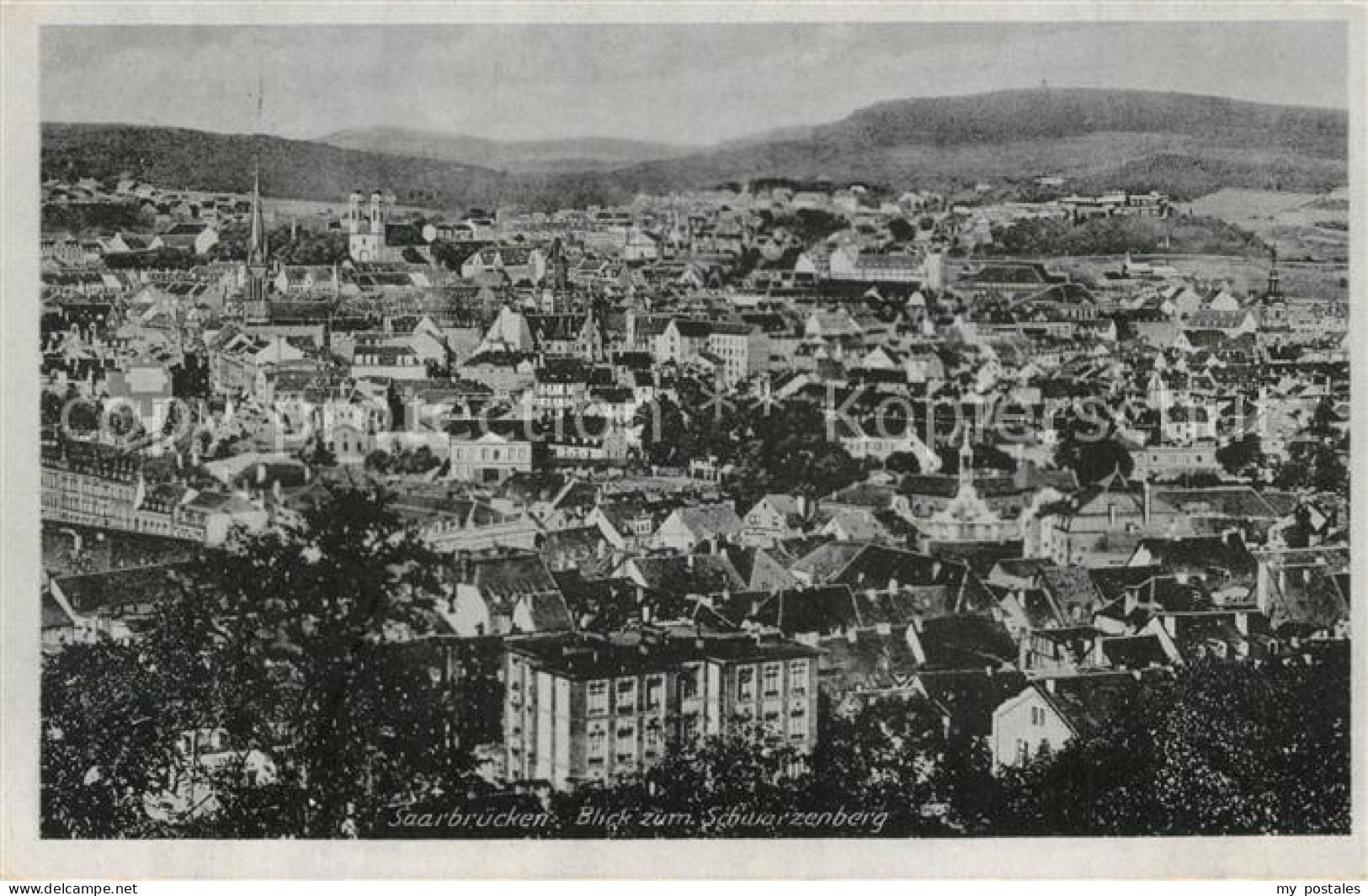 73316460 Saarbruecken Panorama Vom Schwarzenberg Saarbruecken - Saarbruecken