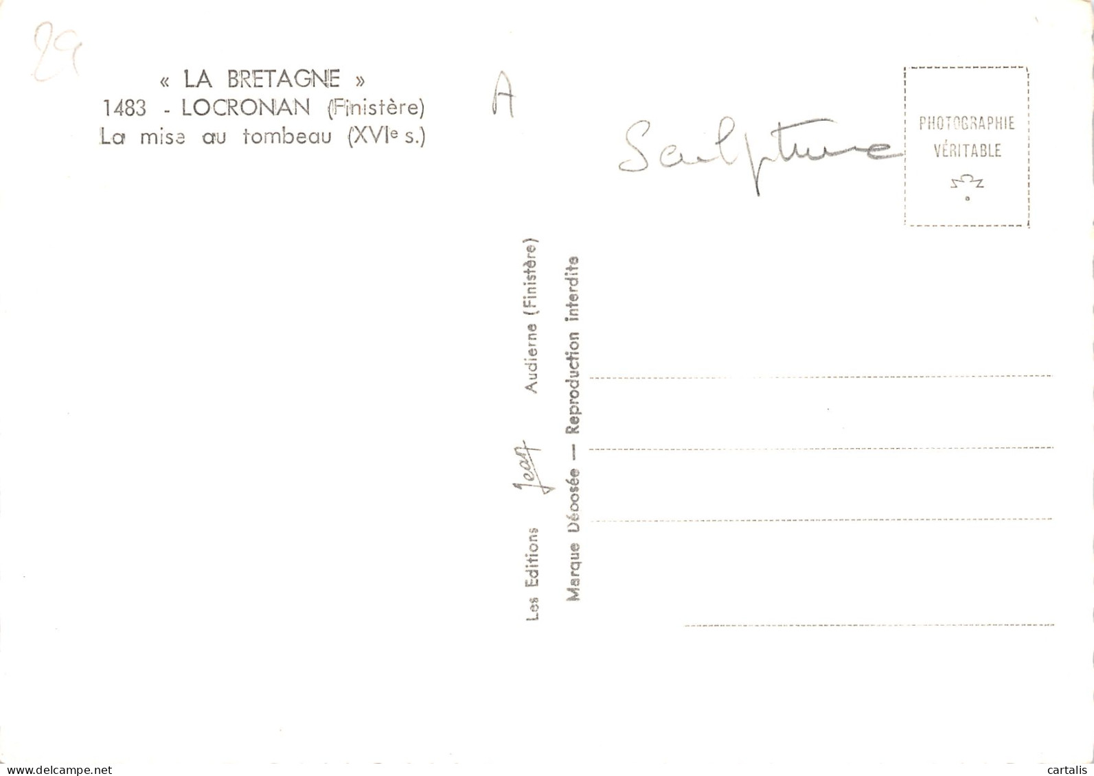 29-LOCRONAN-N°C4115-C/0087 - Locronan