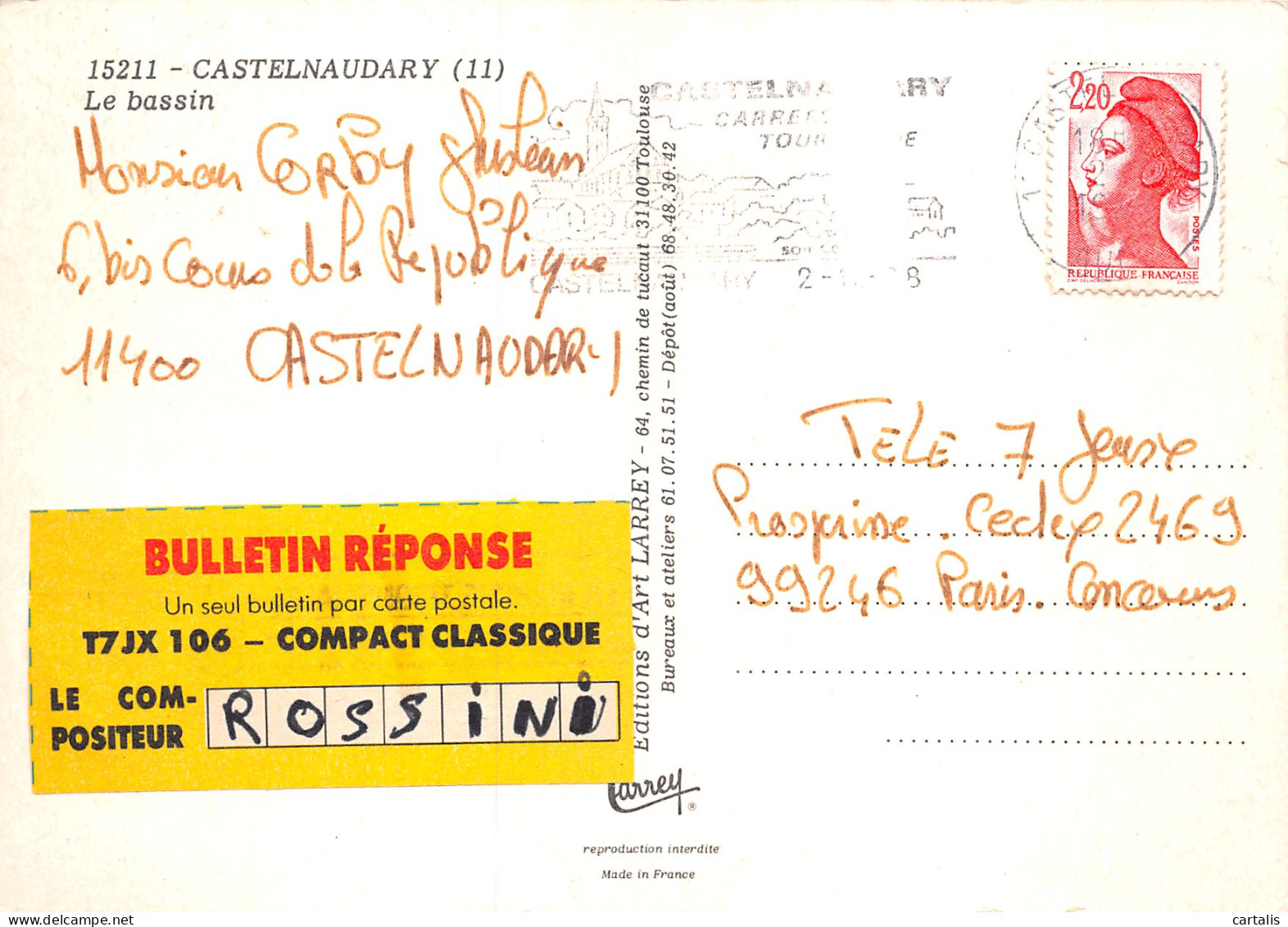 11-CASTELNAUDARY-N°C4115-B/0133 - Castelnaudary