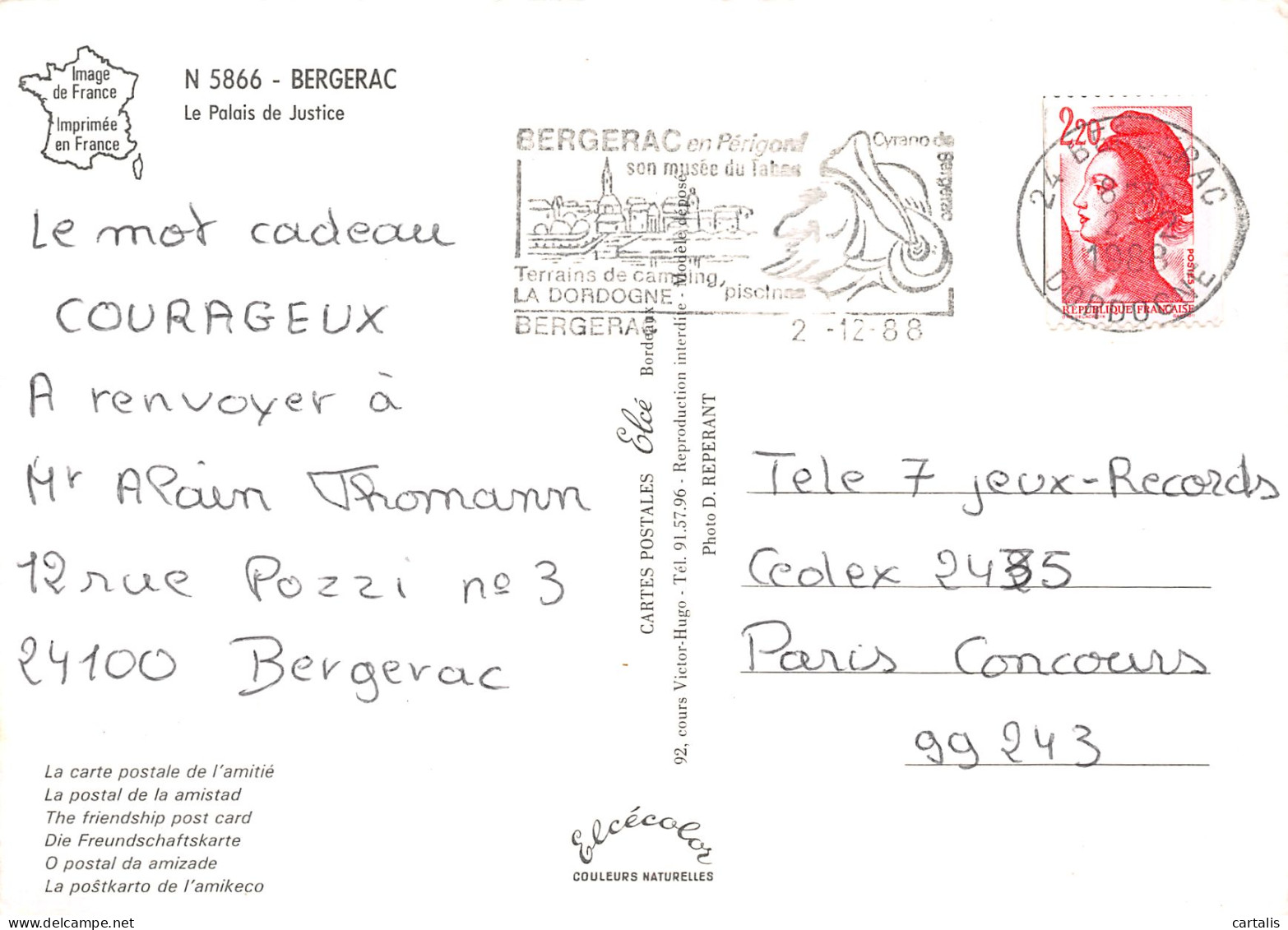 24-BERGERAC-N°C4115-B/0037 - Bergerac