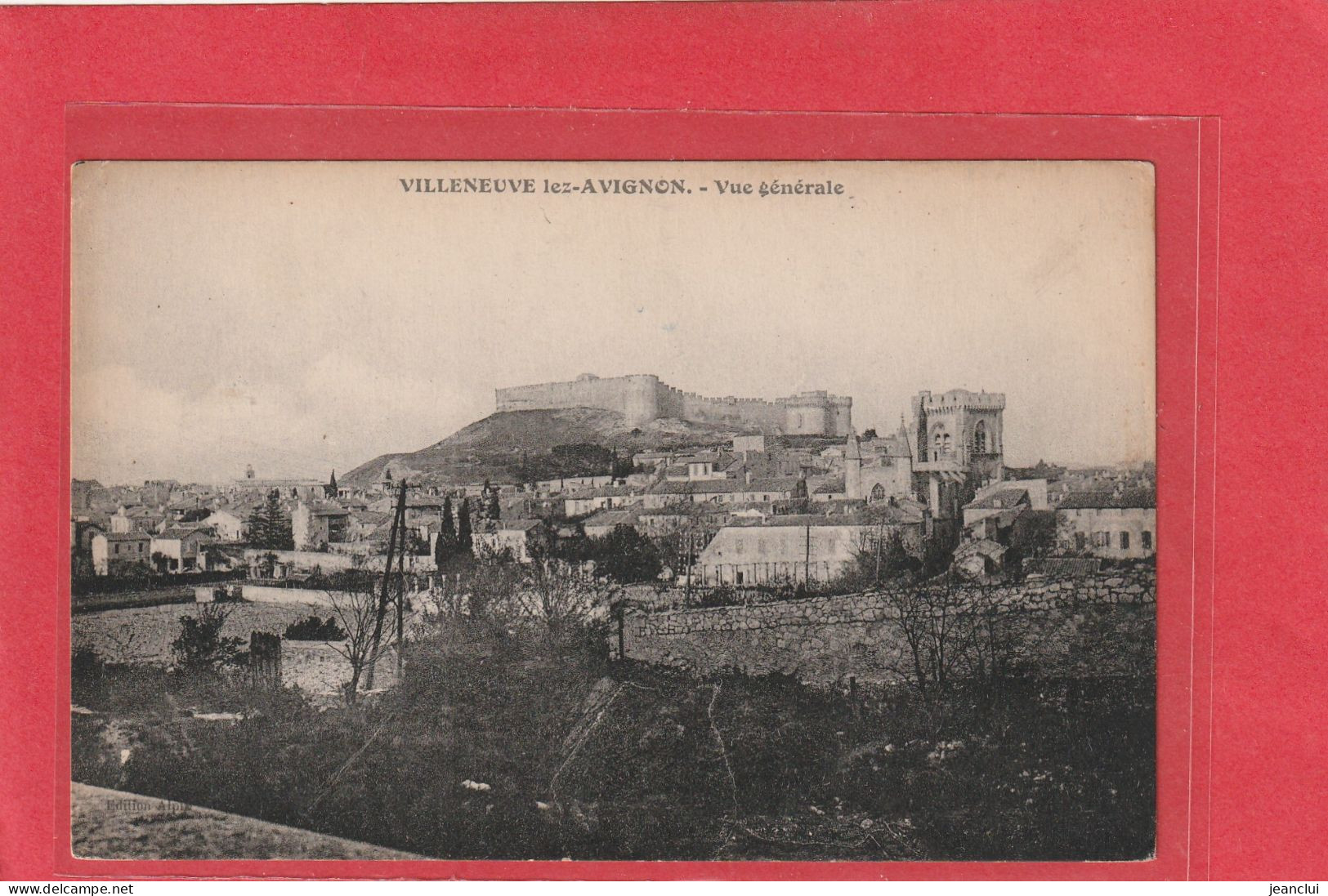 VILLENEUVE-LES-AVIGNON .  VUE GENERALE  .  CARTE NON ECRITE - Villeneuve-lès-Avignon