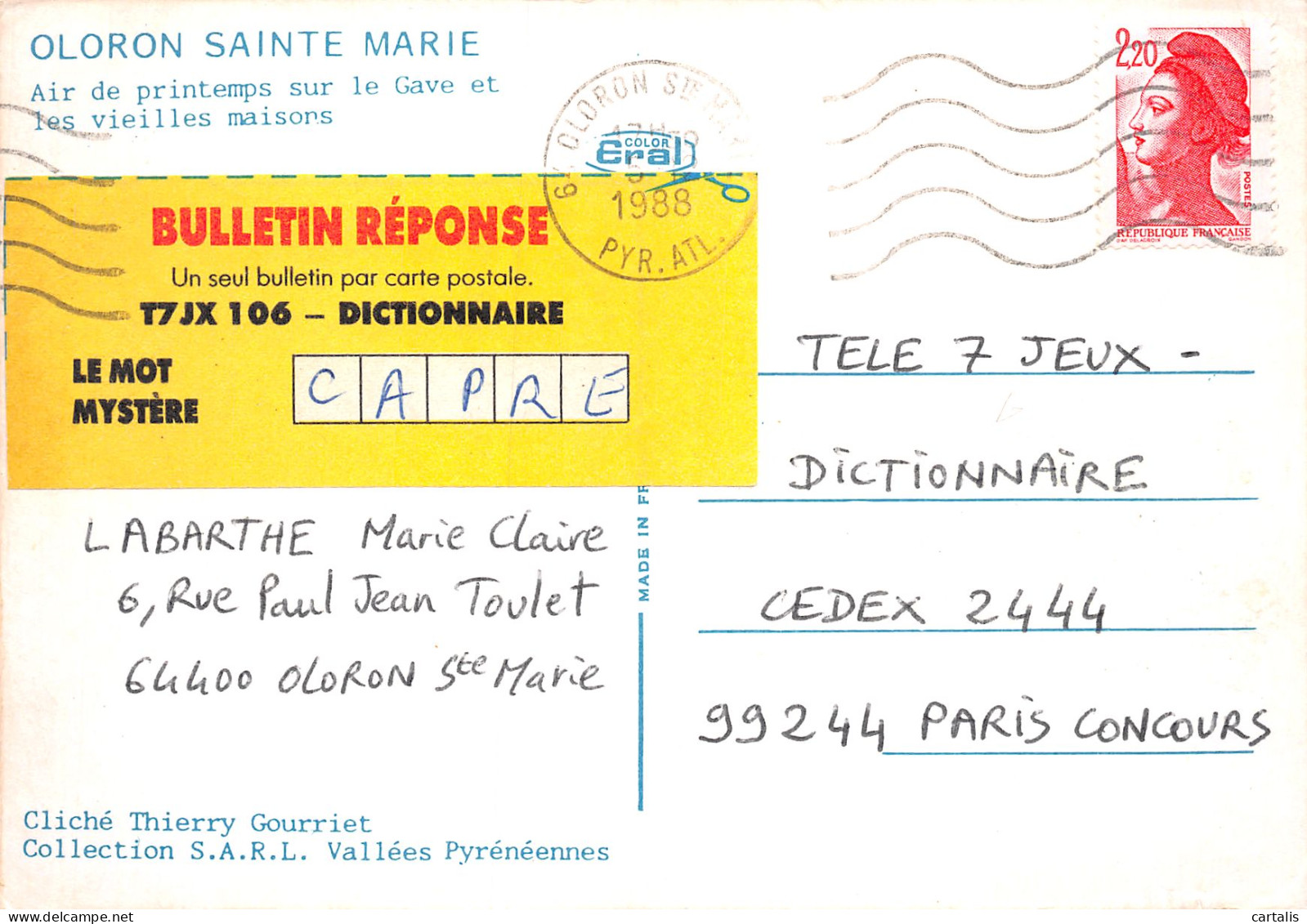 64-OLORON SAINTE MARIE-N°C4115-A/0267 - Oloron Sainte Marie