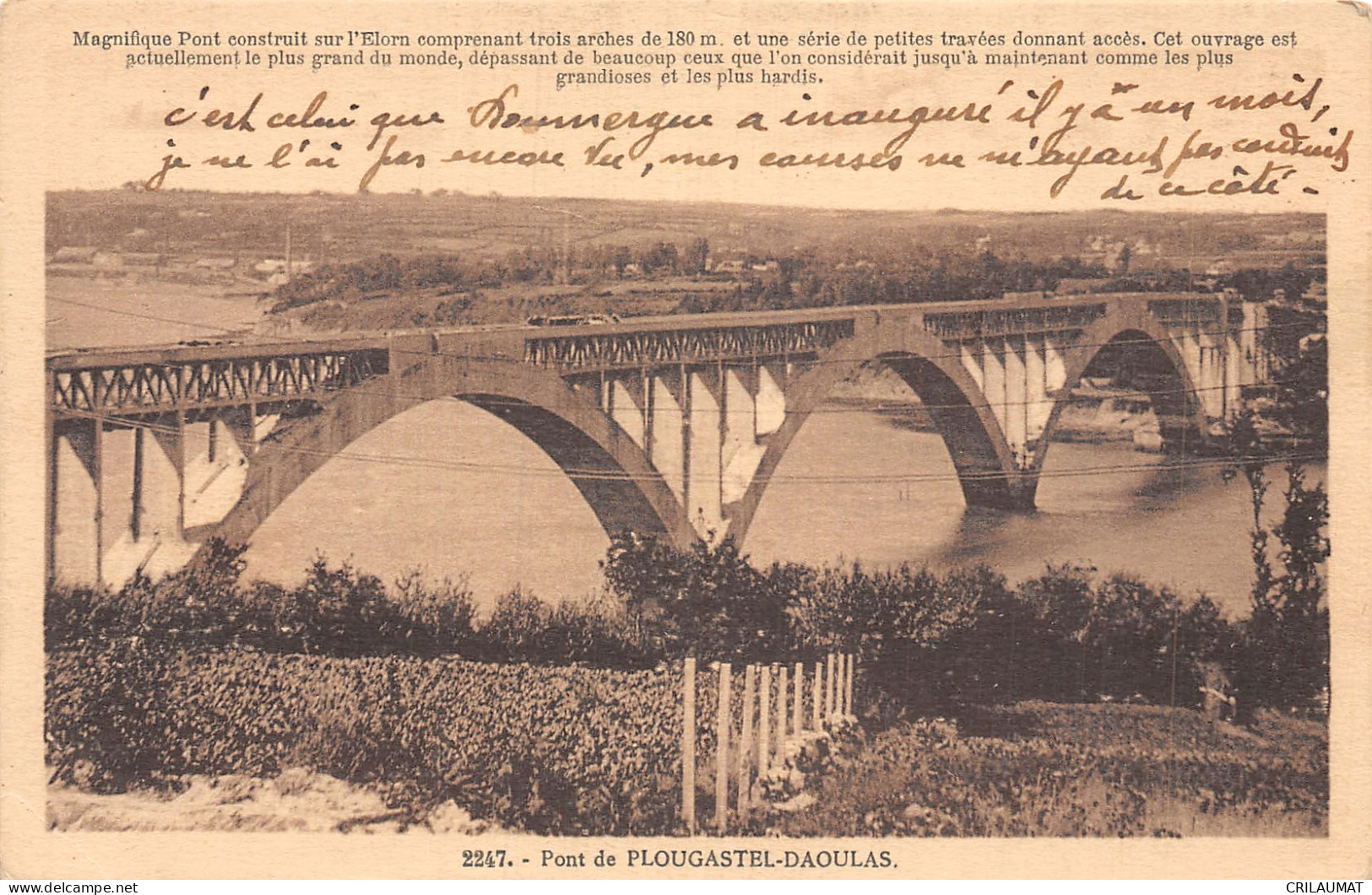 29-PLOUGASTEL DAOULAS LE PONT-N°LP5124-D/0303 - Plougastel-Daoulas