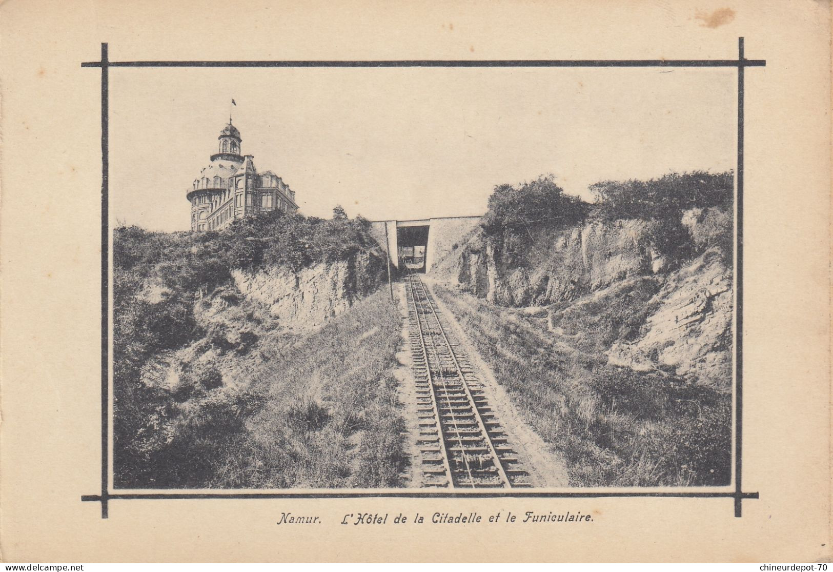 NAMUR L HOTEL DE LA CITADELLE ET LE FUNICULAIRE - Namur