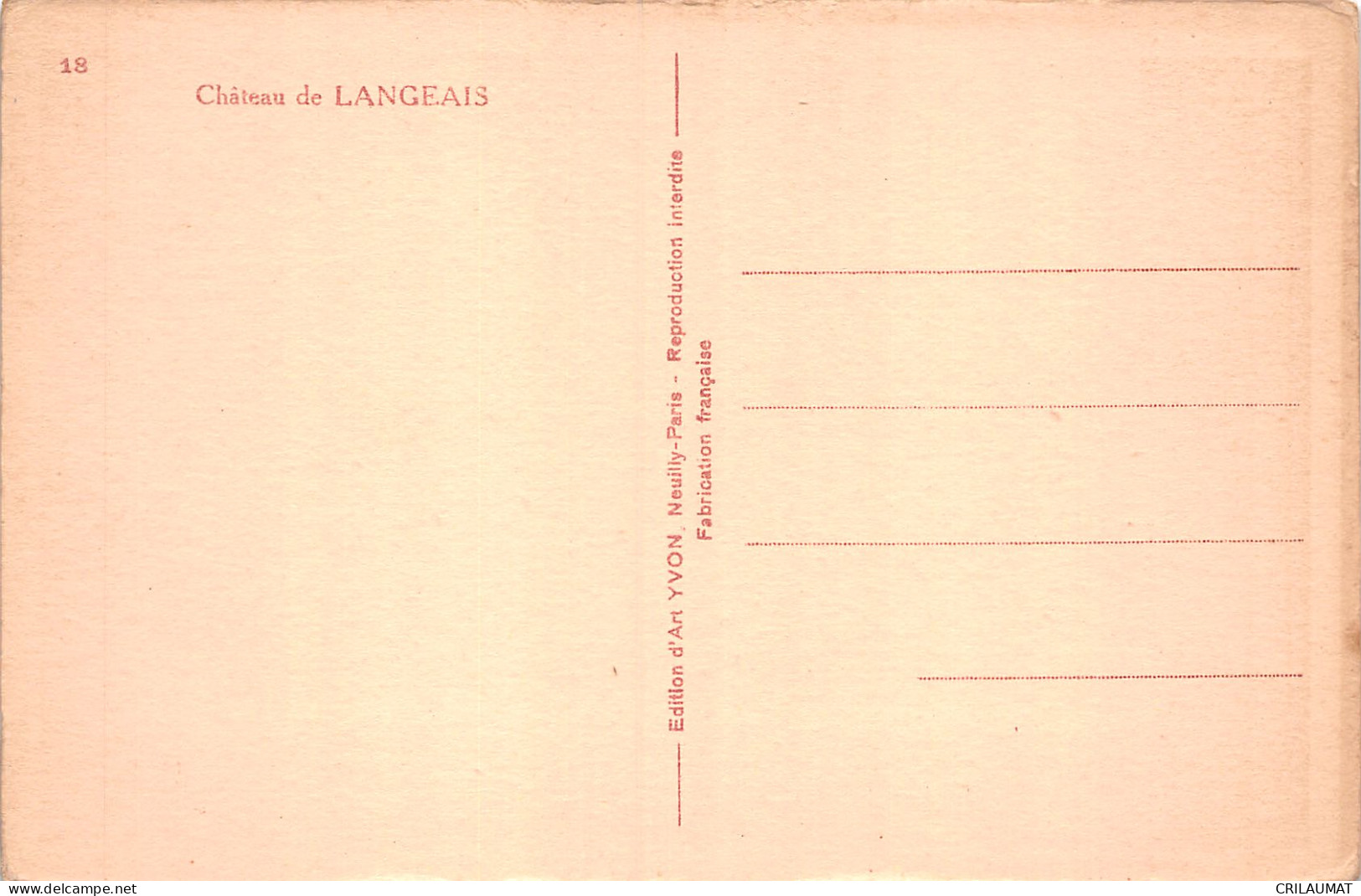 37-LANGEAIS LE CHATEAU-N°LP5124-D/0159 - Langeais
