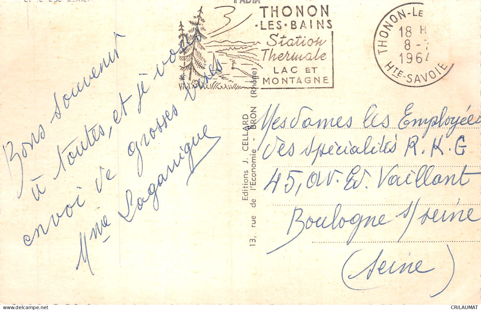 74-THONON LES BAINS-N°LP5124-C/0297 - Thonon-les-Bains