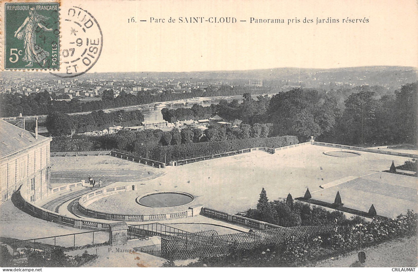 92-SAINT CLOUD LE PARC-N°LP5124-B/0371 - Saint Cloud