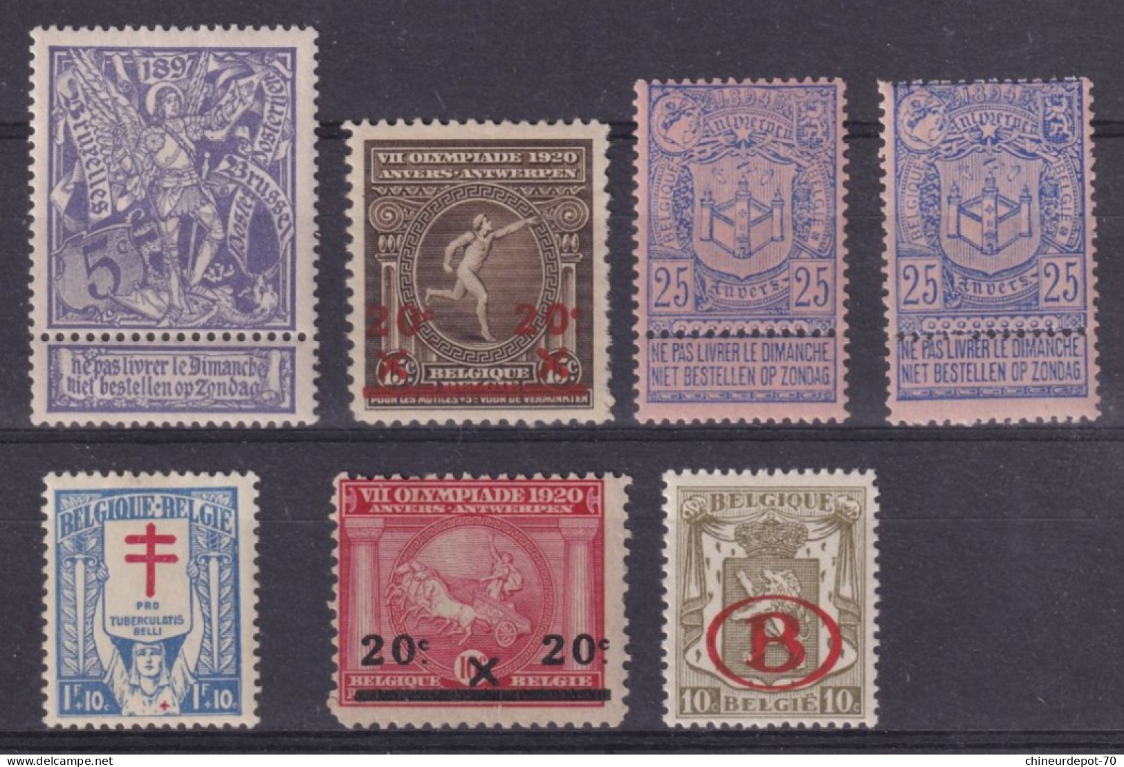 Belge Non Classé Neufs Avec Charnières * - Unused Stamps