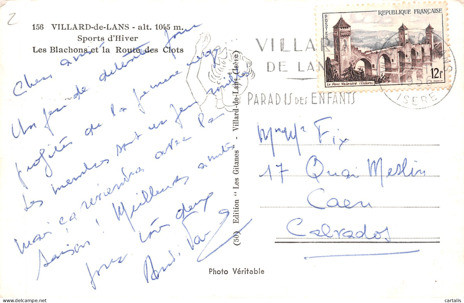 38-VILLARD DE LANS-N°C4115-E/0125 - Villard-de-Lans