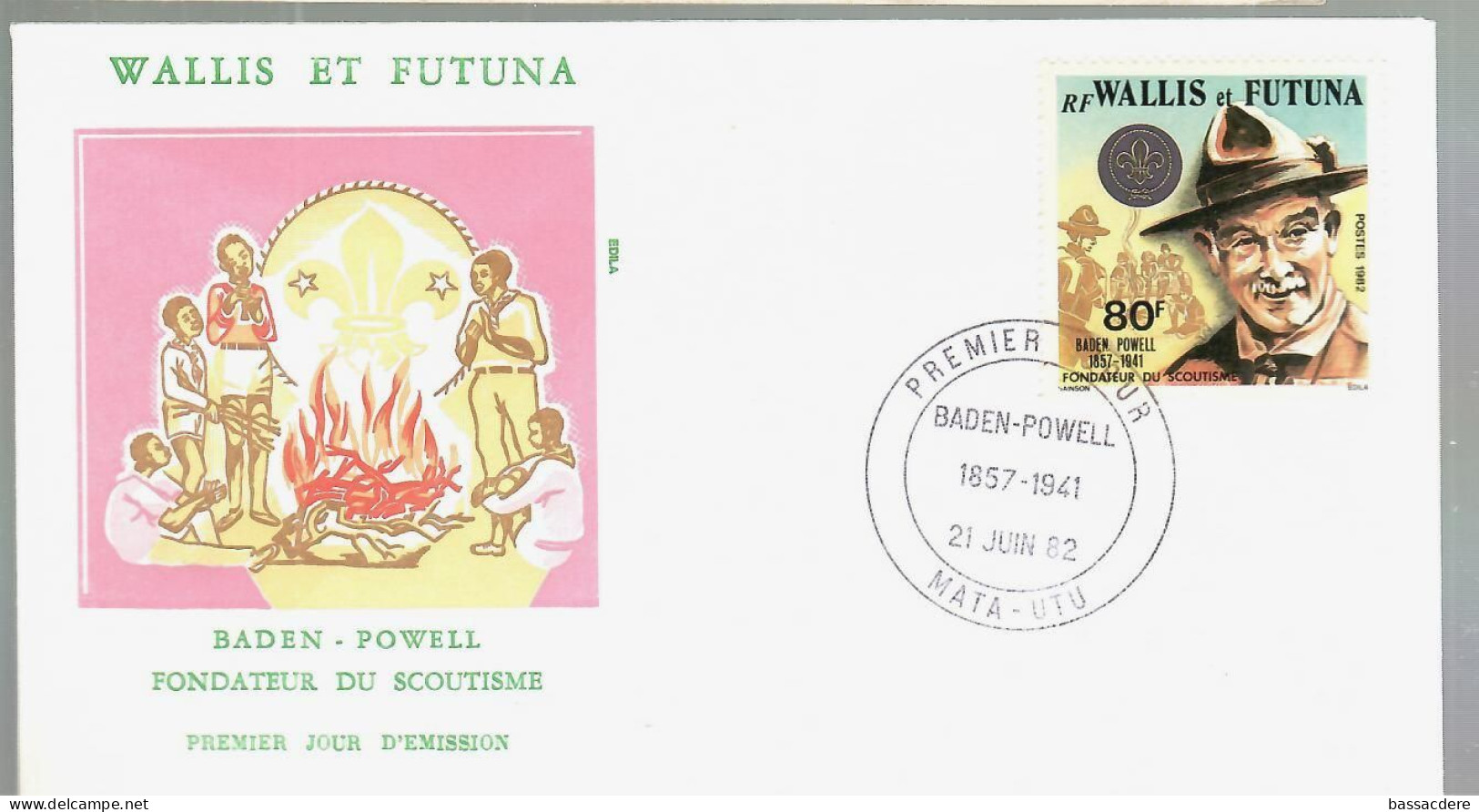 80083 -  BADEN  POWEL - Covers & Documents