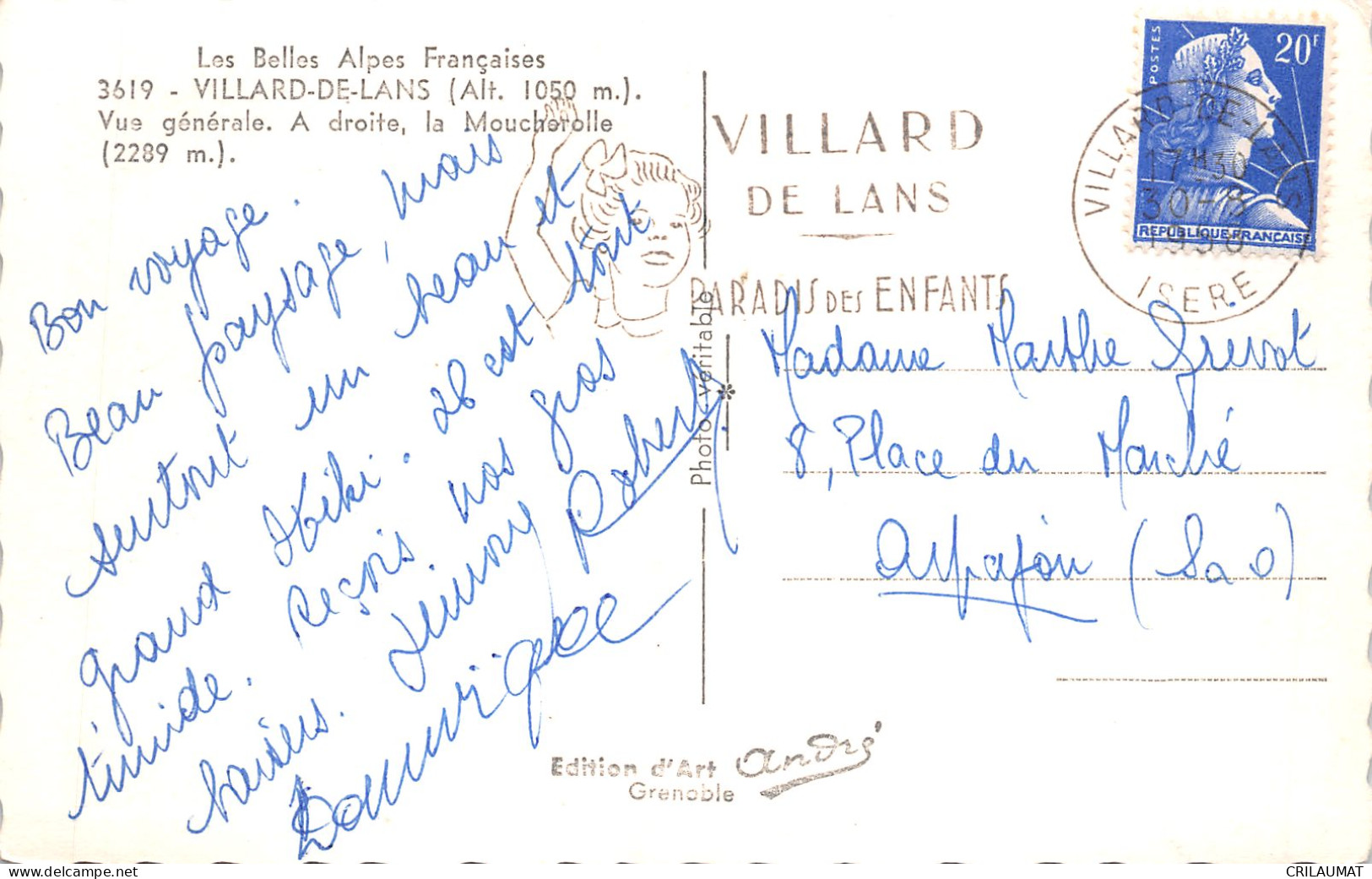 38-VILLARD DE LANS-N°LP5125-C/0397 - Villard-de-Lans