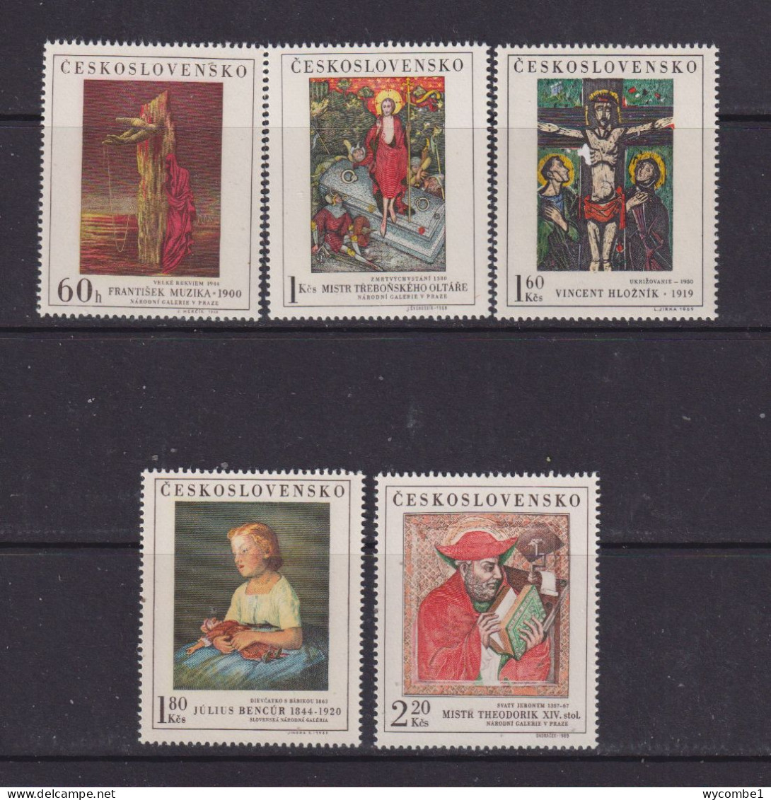 CZECHOSLOVAKIA  - 1969 Art Set Never Hinged Mint - Unused Stamps