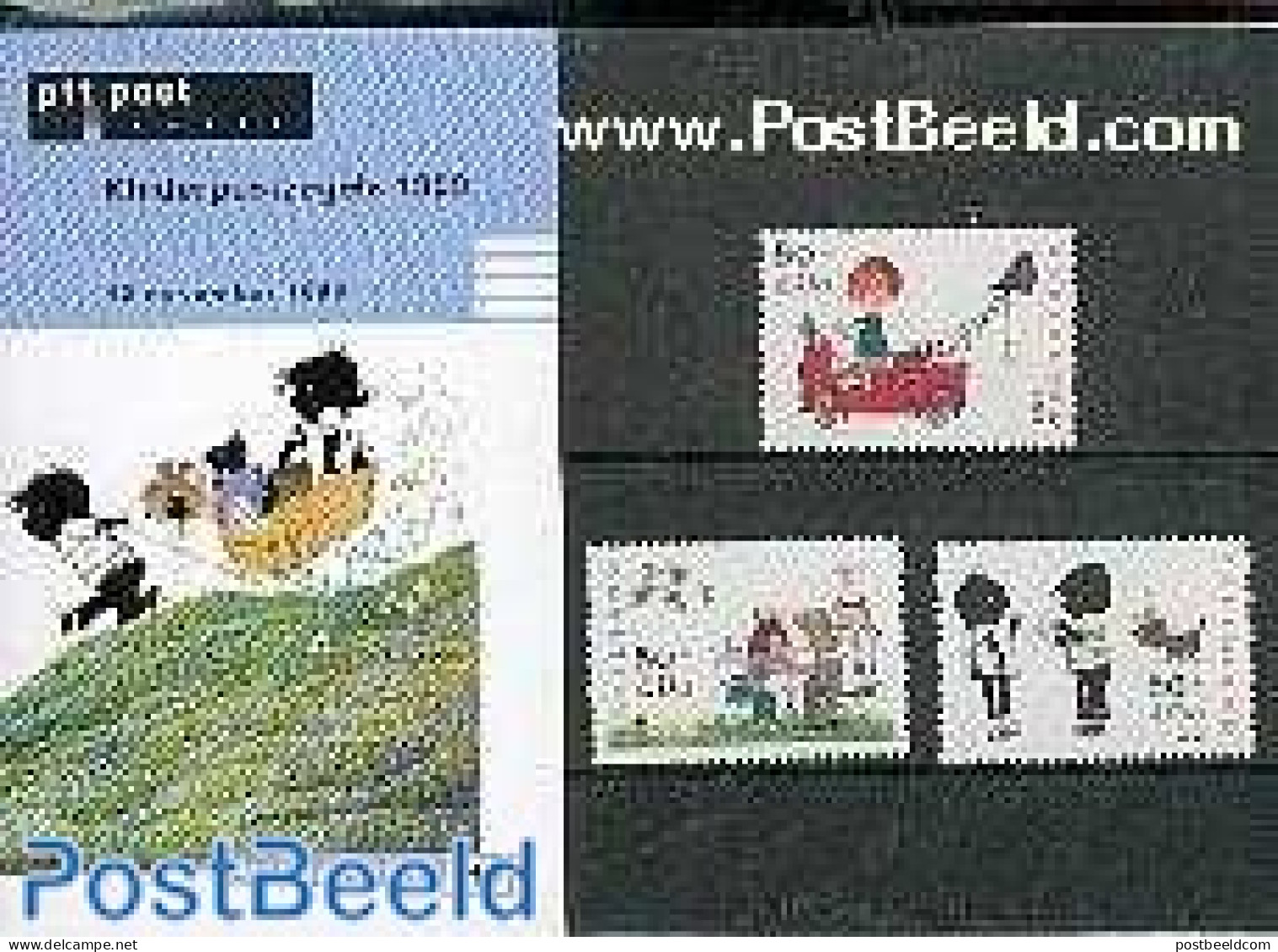 Netherlands 1999 Child Welfare, Presentation Pack 219, Mint NH, Nature - Cats - Art - Children's Books Illustrations - Neufs